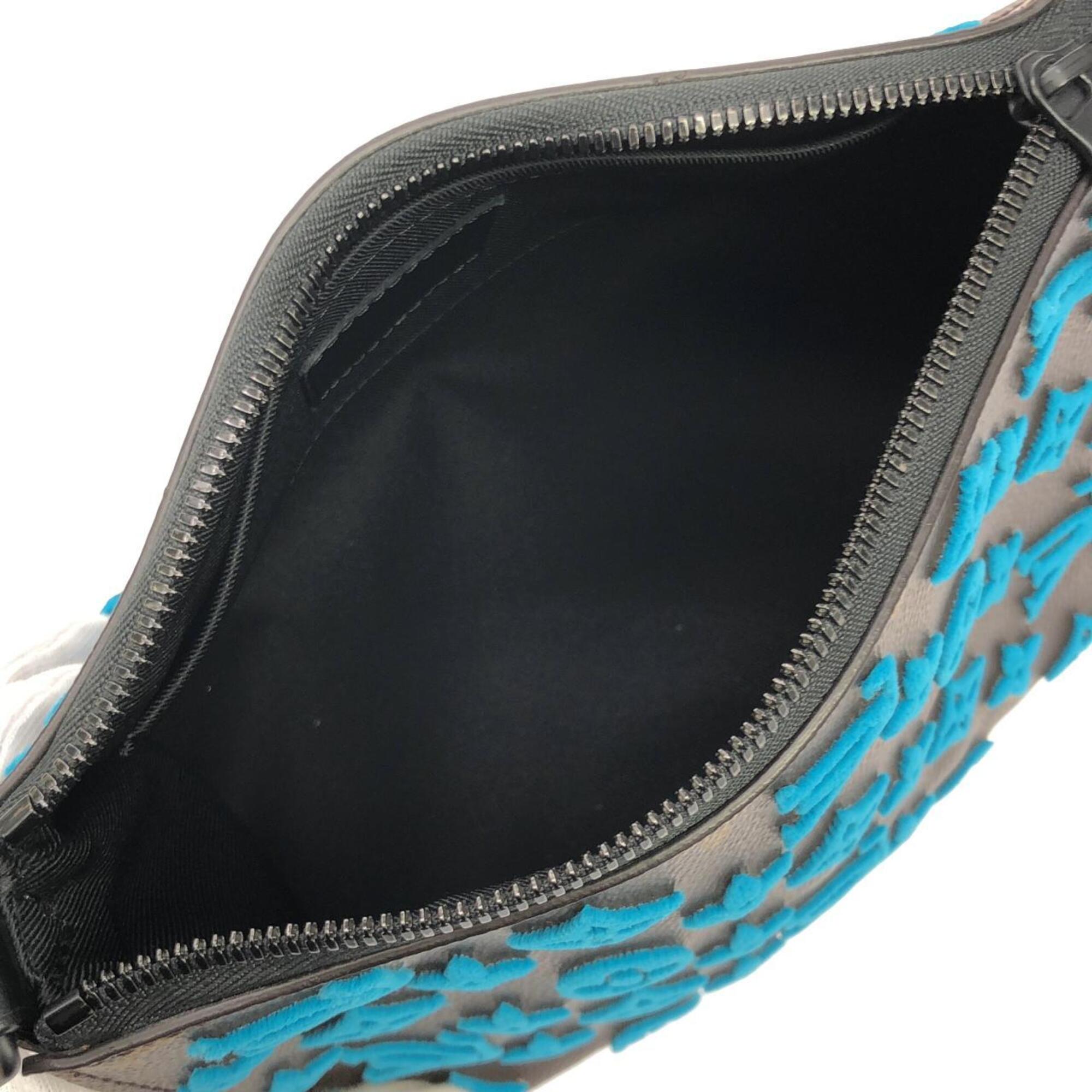 Louis Vuitton Marron Turquoise Coated Canvas Shoulder Bag (Pre-Owned)