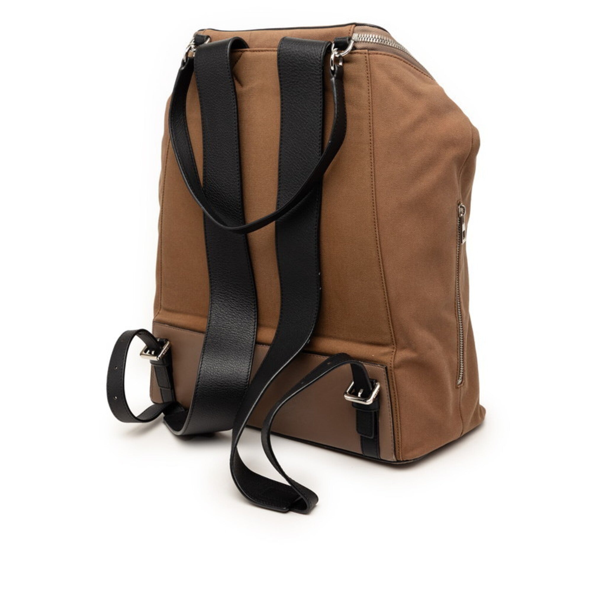 Loewe Beige Canvas Leather Backpack (Pre-Owned)