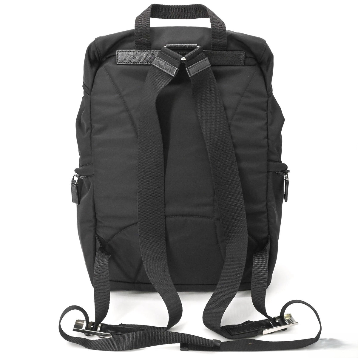 Prada Black Nylon Backpack (Pre-Owned)