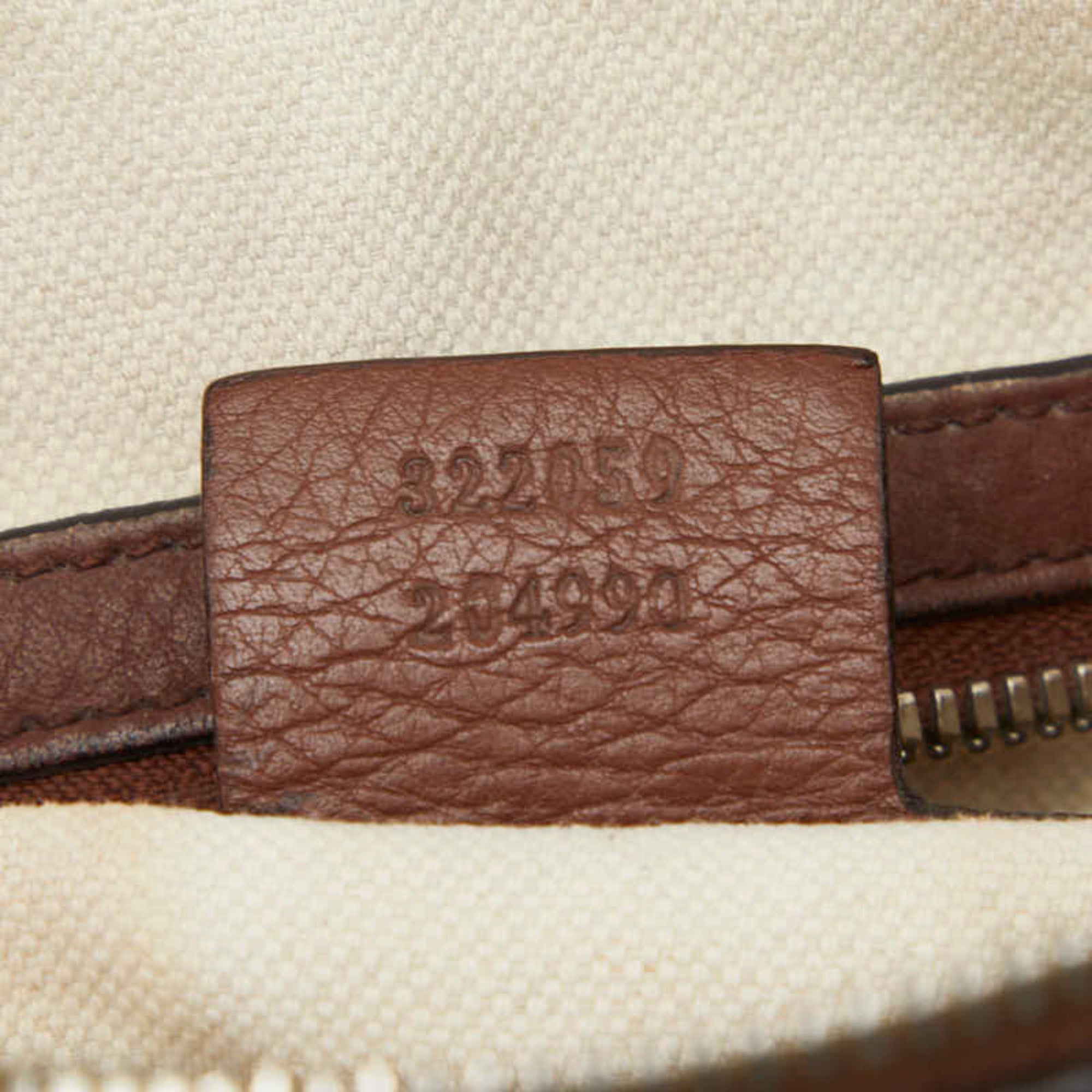 Gucci Brown Leather Shoulder Bag (Pre-Owned)