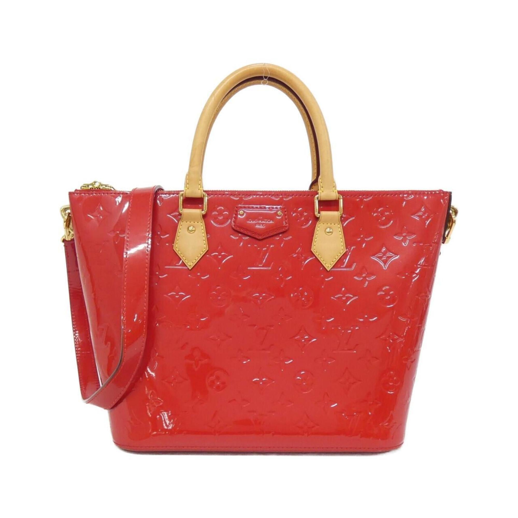 Louis Vuitton Cerise Red Color Leather Handbag (Pre-Owned)