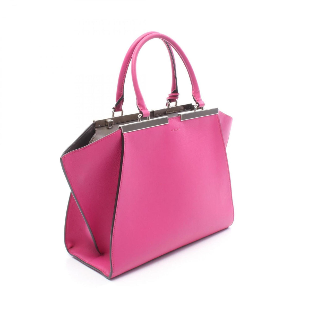 Fendi Pink Leather Handbag (Pre-Owned)