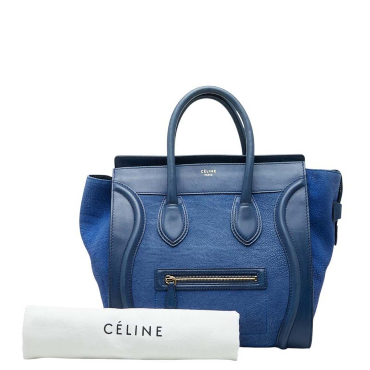 Celine Blue Leather Handbag (Pre-Owned)