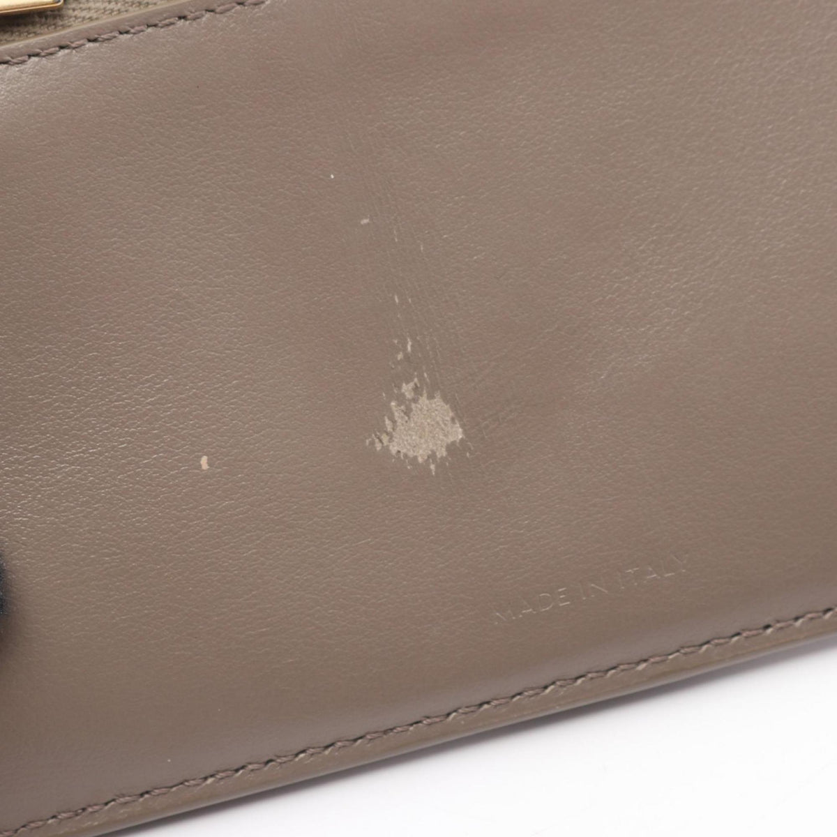 Celine Blue Gray Leather Wallet (Bi-Fold) (Pre-Owned)