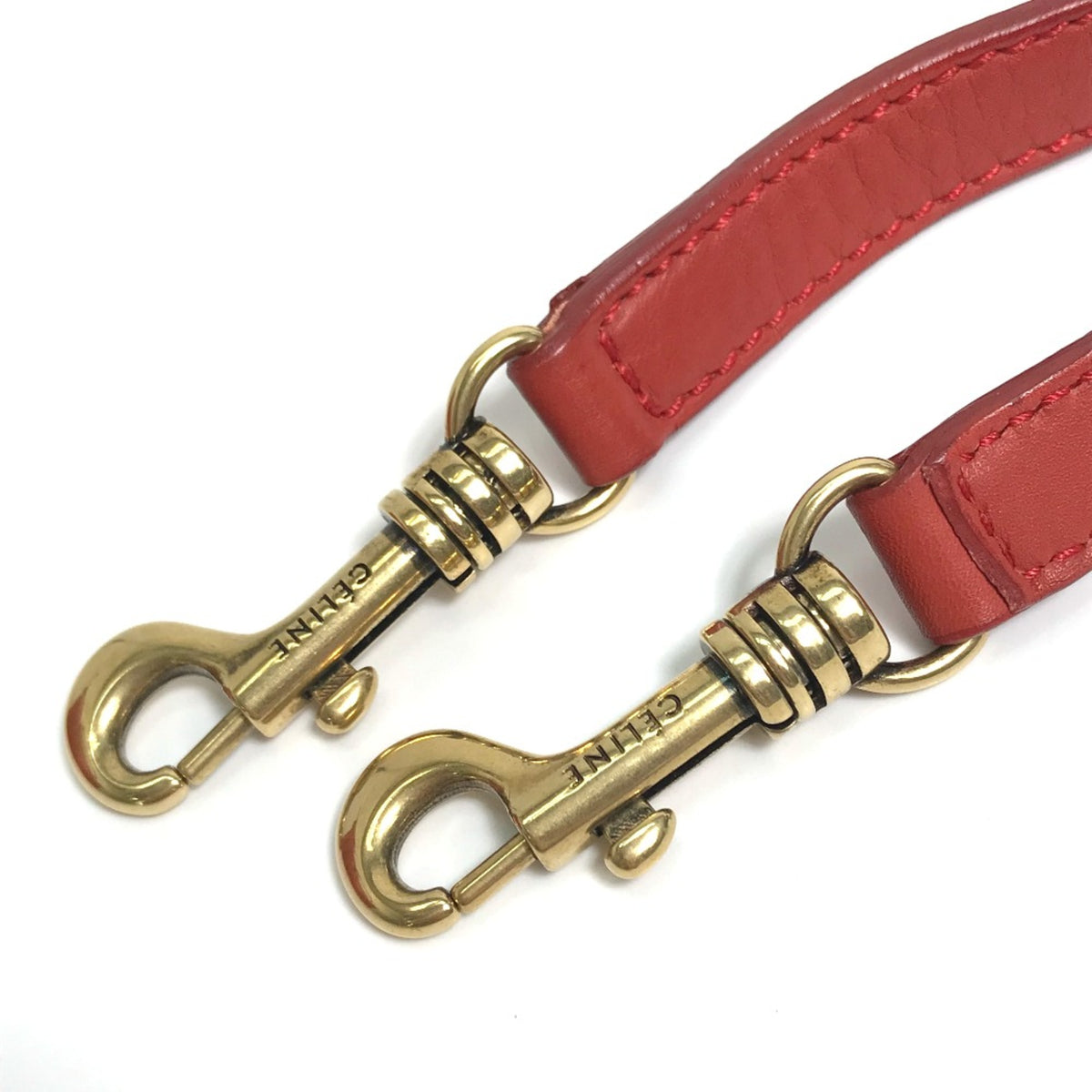 Celine Red Leather Handbag (Pre-Owned)