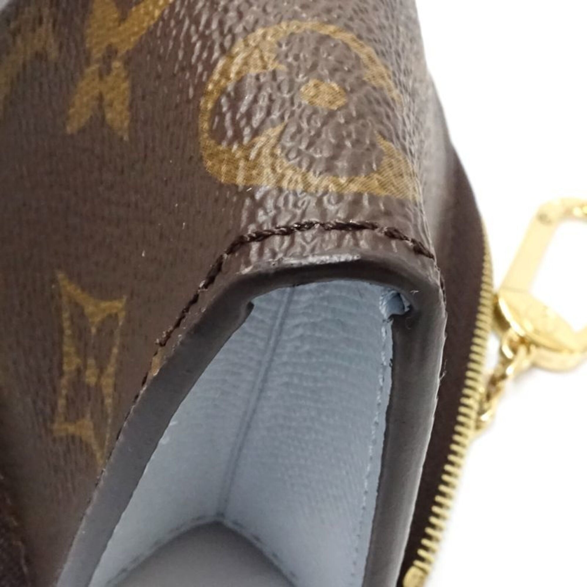 Louis Vuitton Brown Canvas Coin Purse/Coin Case (Pre-Owned)