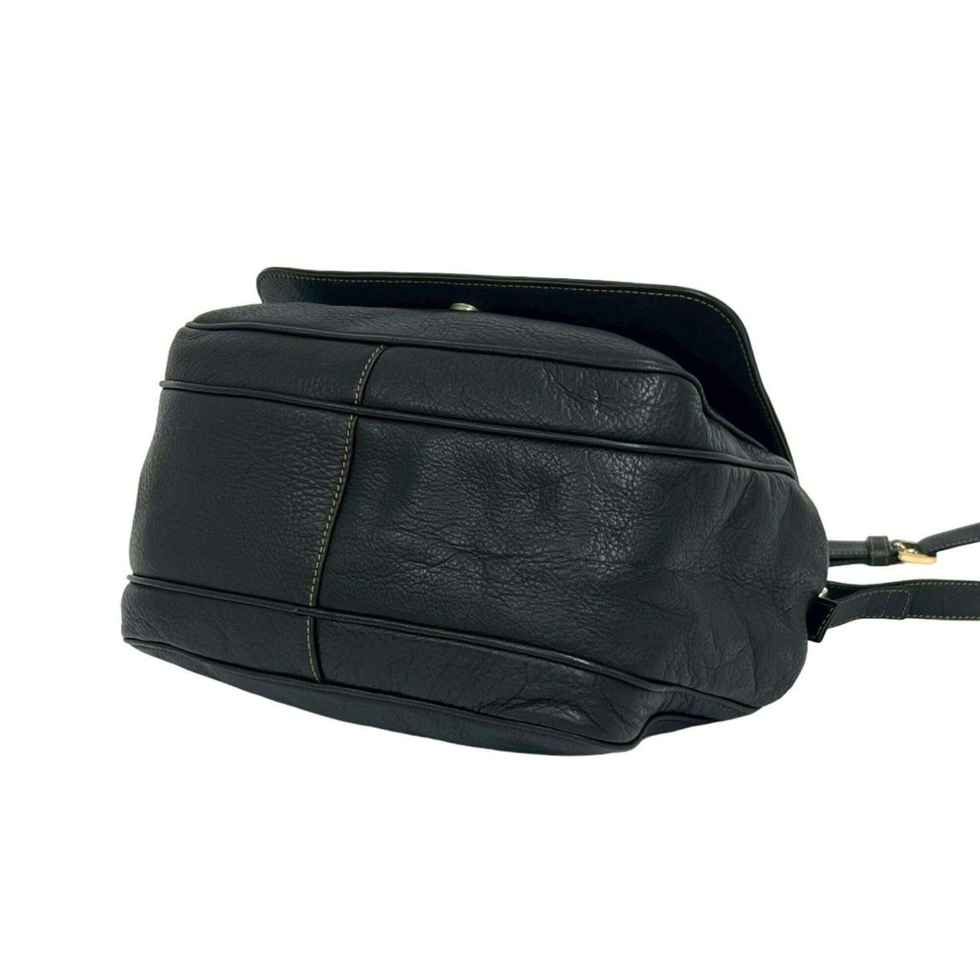 Loewe Brown Leather Pochette Shoulder Bag (Pre-Owned)