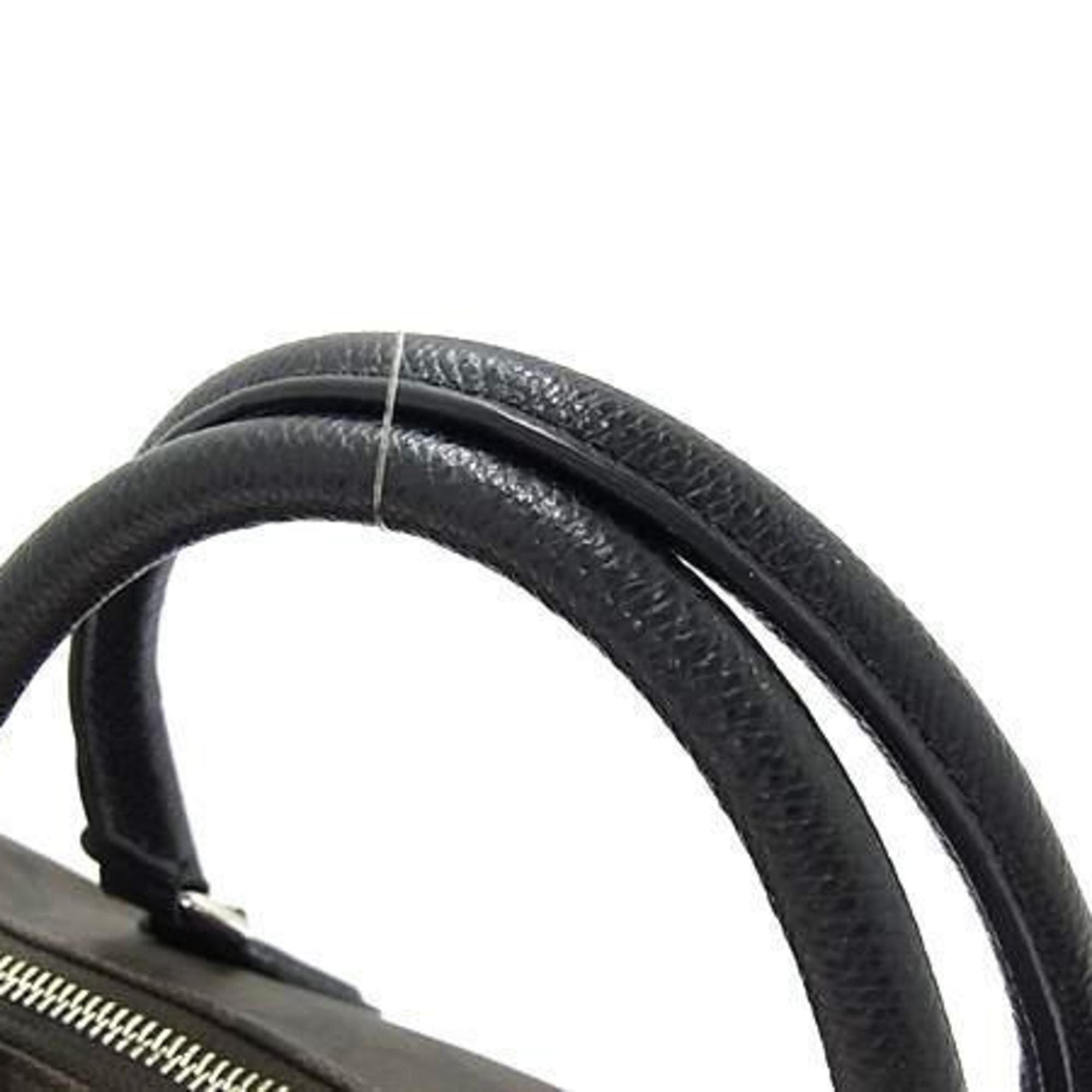 Coach Black Brown Red Color Yellow Leather Pvc Handbag Shoulder Bag Tote Bag (Pre-Owned)