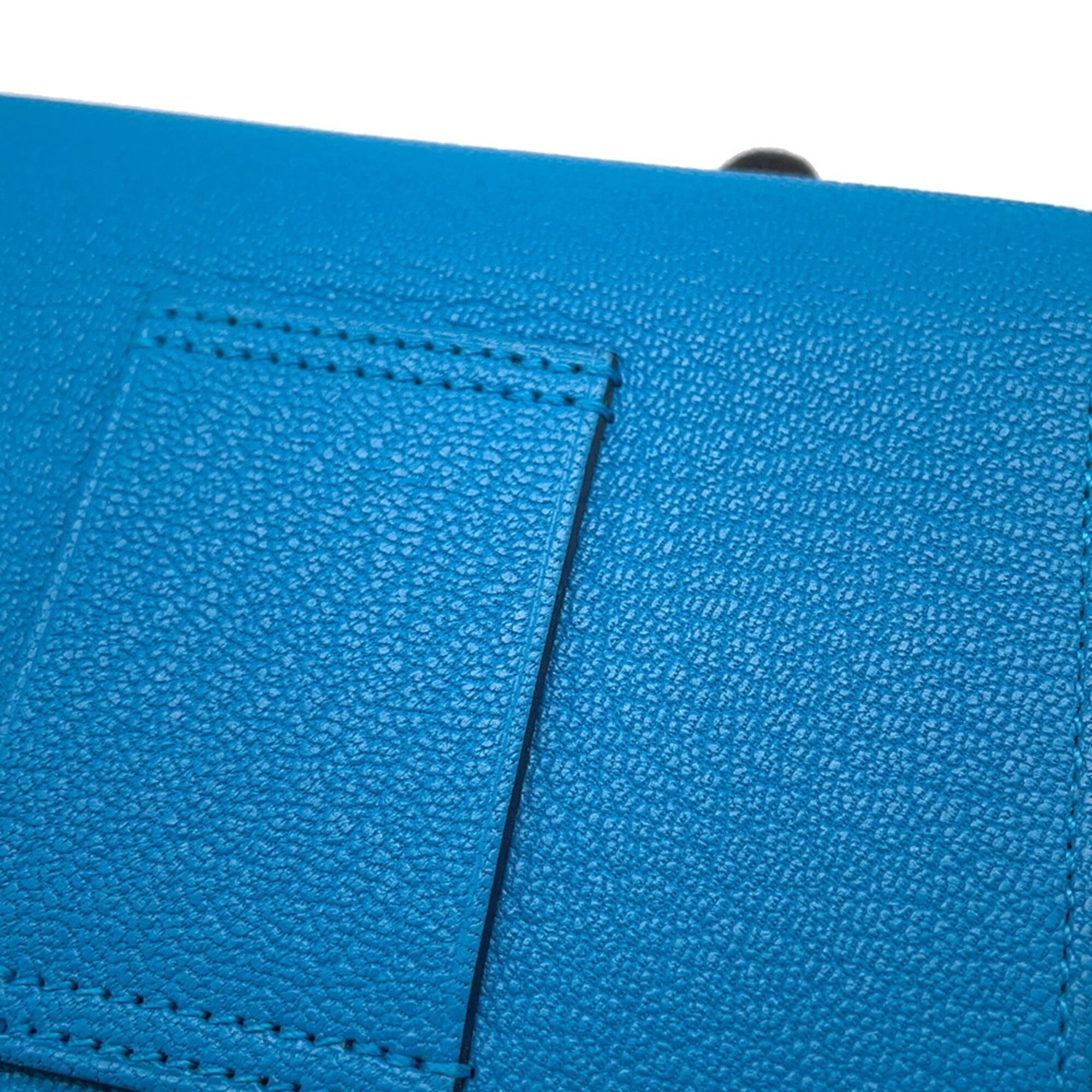Hermes Chevre Myzore Leather Coin Purse/Coin Case (Pre-Owned)