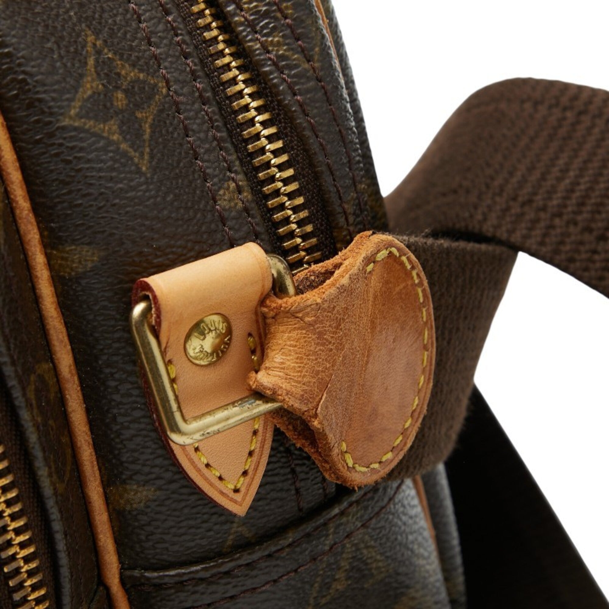 Louis Vuitton Brown Pvc Leather Shoulder Bag (Pre-Owned)