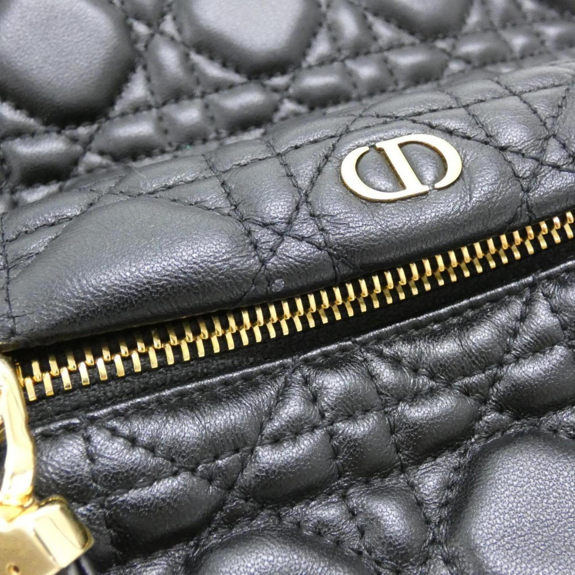Christian Dior Black Leather Backpack (Pre-Owned)