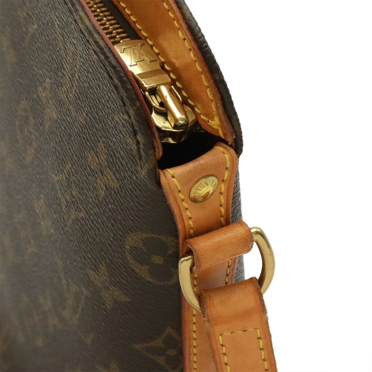 Louis Vuitton Brown Monogram Canvas Pvc Coated Canvas Shoulder Bag (Pre-Owned)
