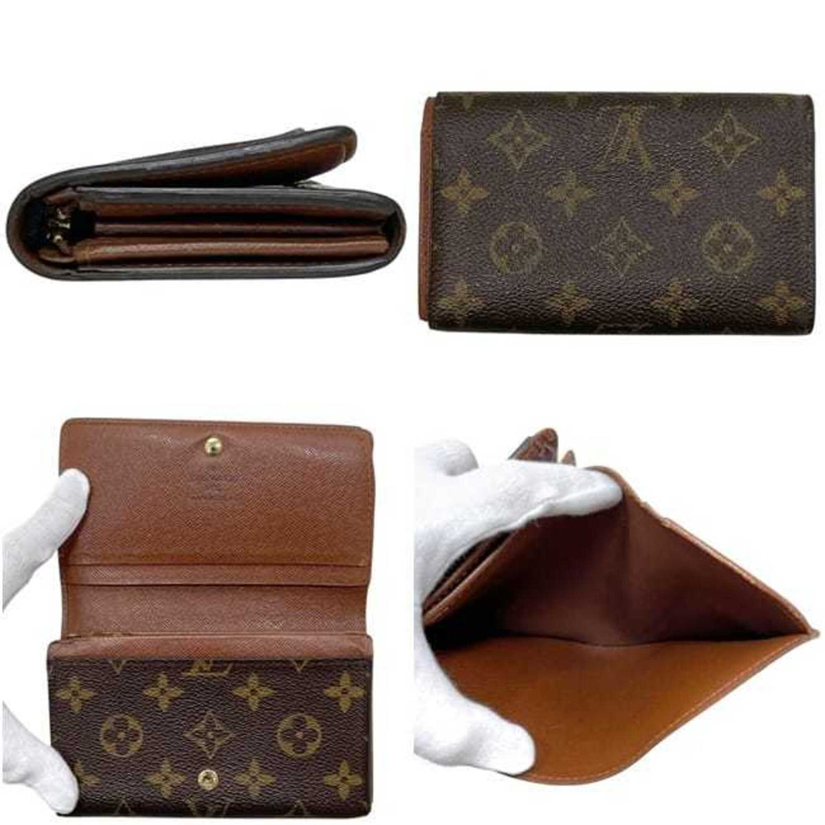 Louis Vuitton Brown Monogram Monogram Wallet (Bi-Fold) (Pre-Owned)