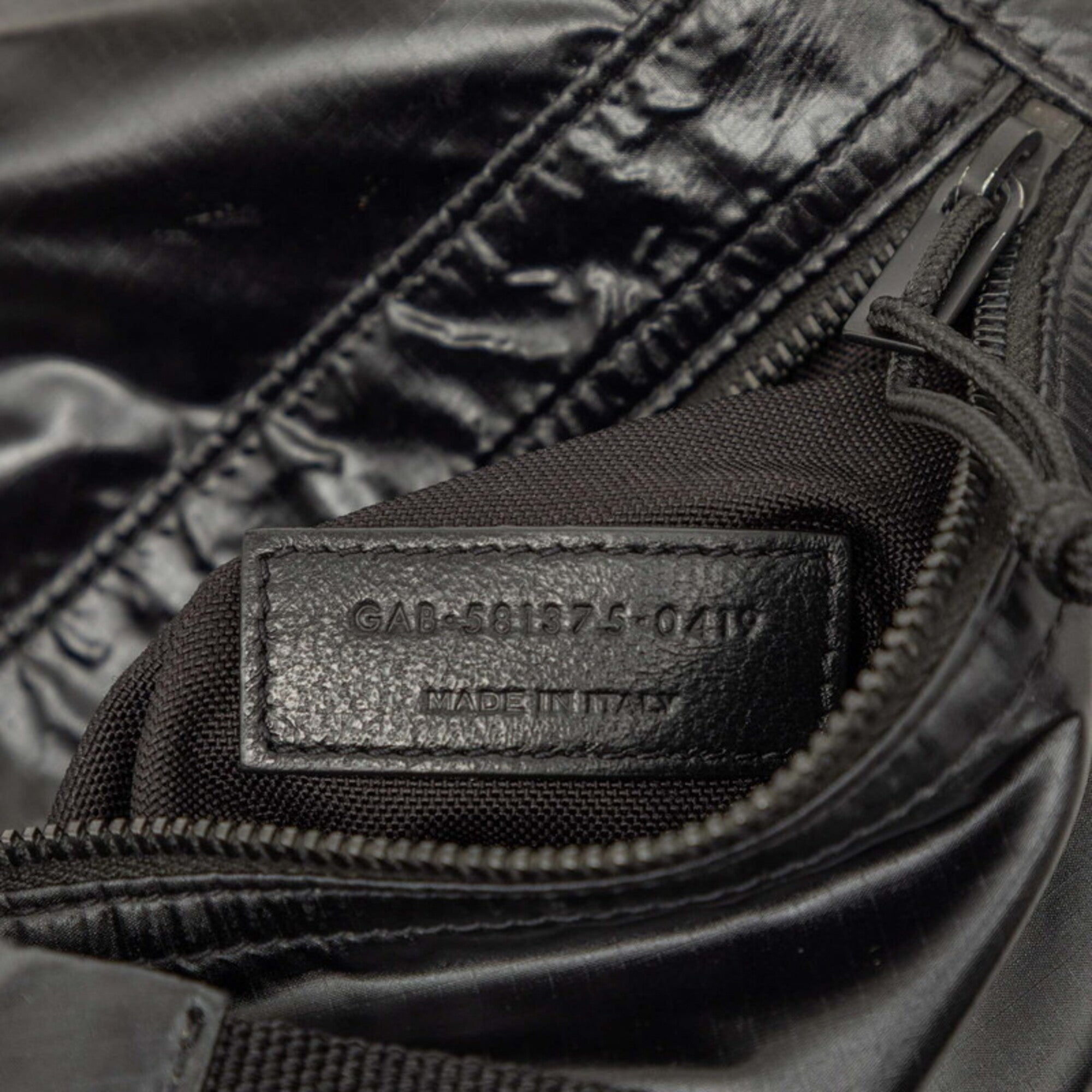 Saint Laurent Black Nylon Polyamide Fanny Pack (Pre-Owned)