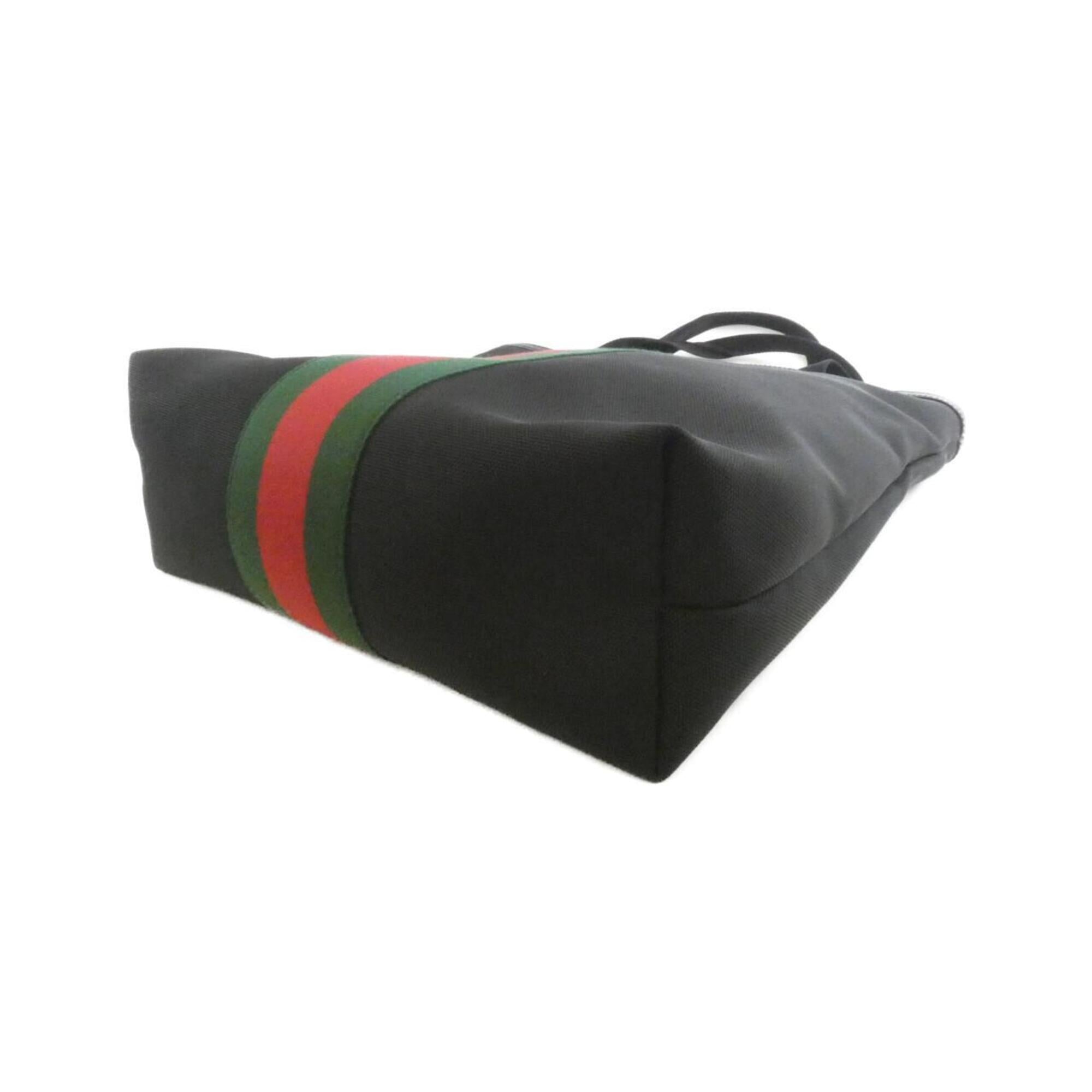 Gucci Black Canvas Handbag (Pre-Owned)