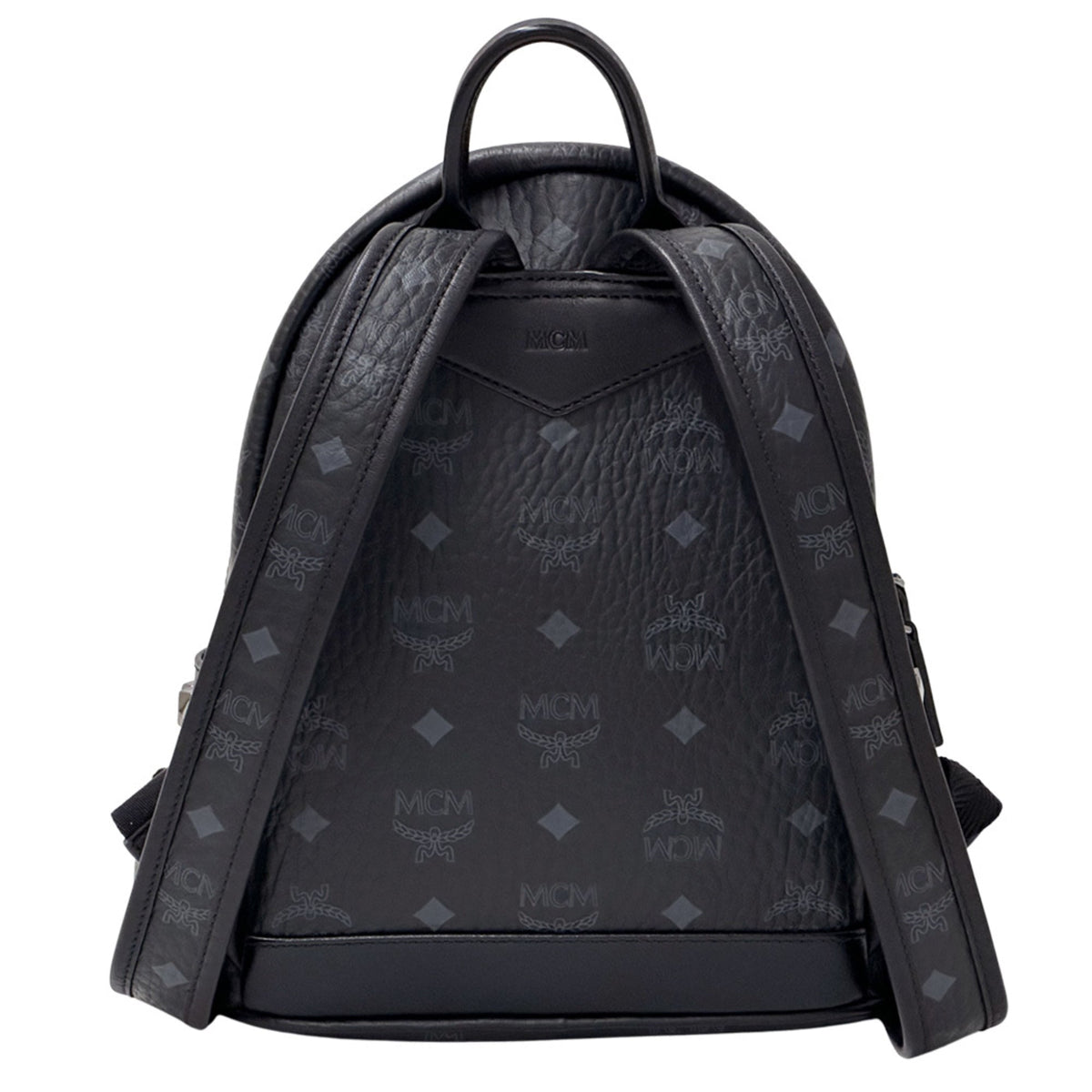 Mcm Black Canvas Handbag (Pre-Owned)