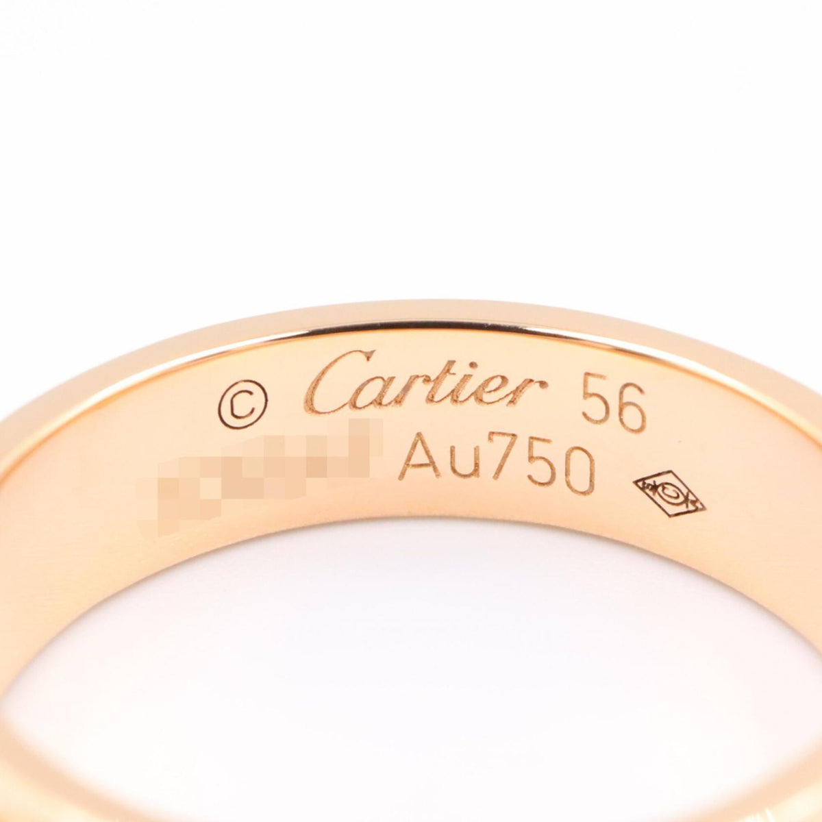 Cartier Gold Pink Gold (18K) Band Ring (Pre-Owned)