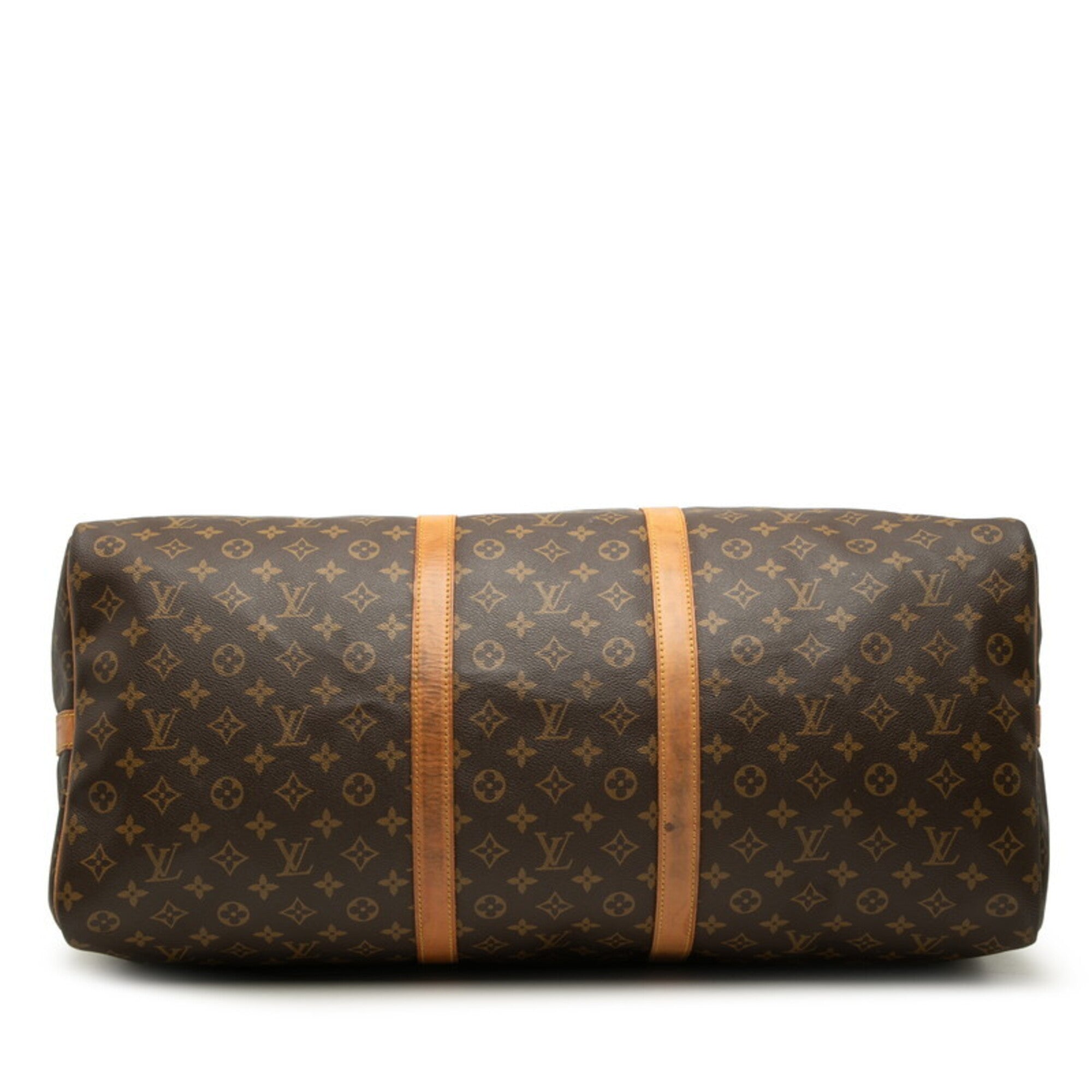 Louis Vuitton Brown Monogram Pvc Leather Boston Bag Shoulder Bag (Pre-Owned)