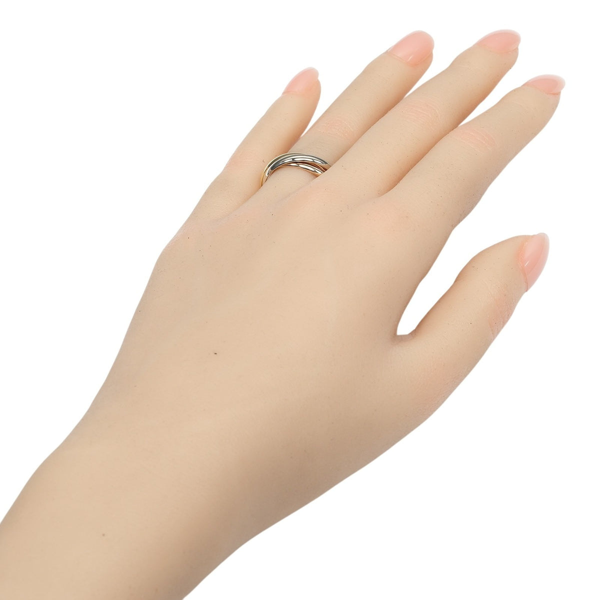 Cartier Trinity Yellow Gold (18K) Pink Gold (18K) White Gold (18K) Band Ring (Pre-Owned)