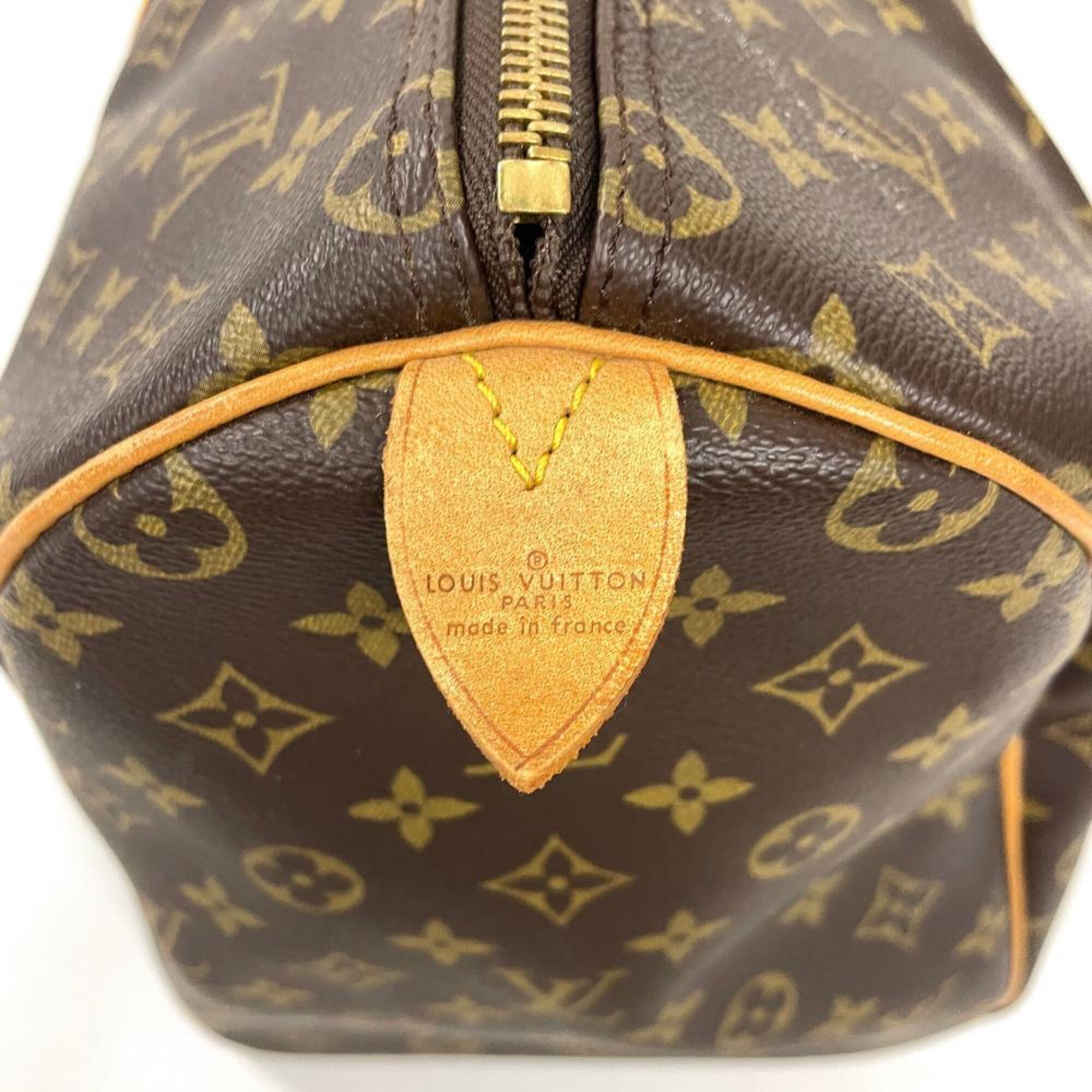 Louis Vuitton Brown Monogram Canvas Boston Bag (Pre-Owned)