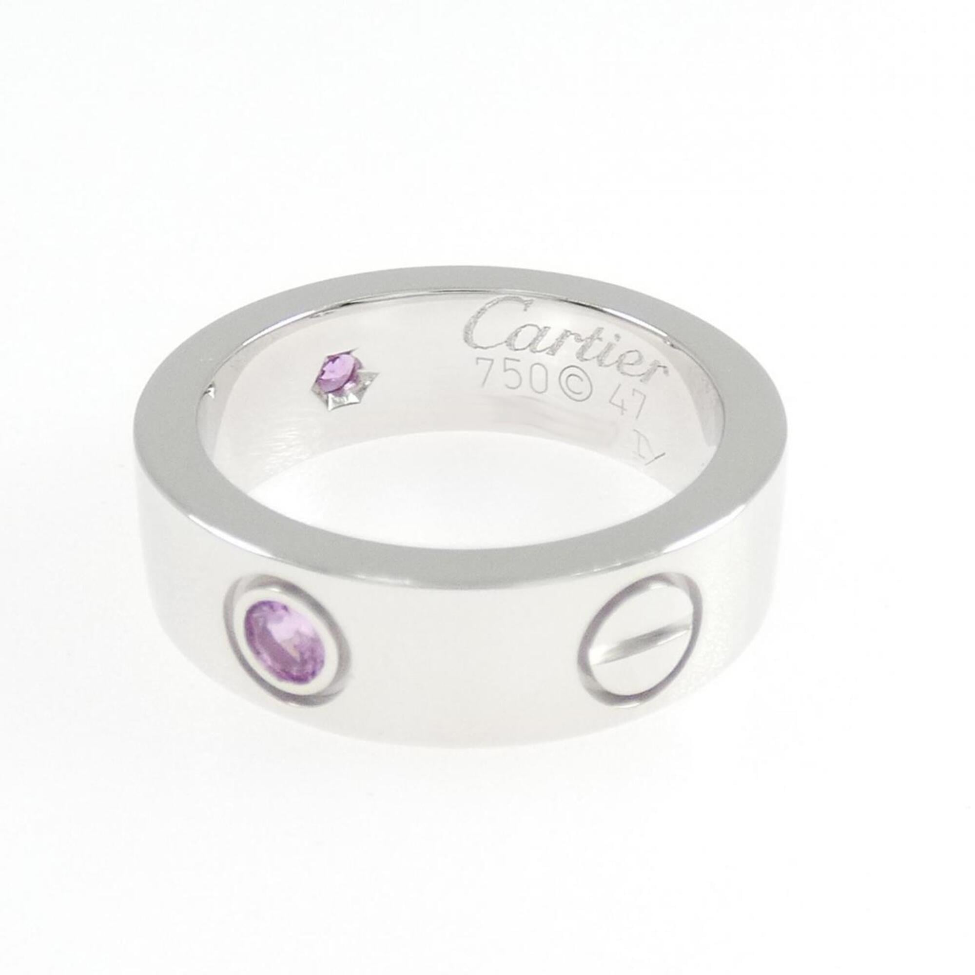 Cartier Love White Gold (18K) Band Ring (Pre-Owned)