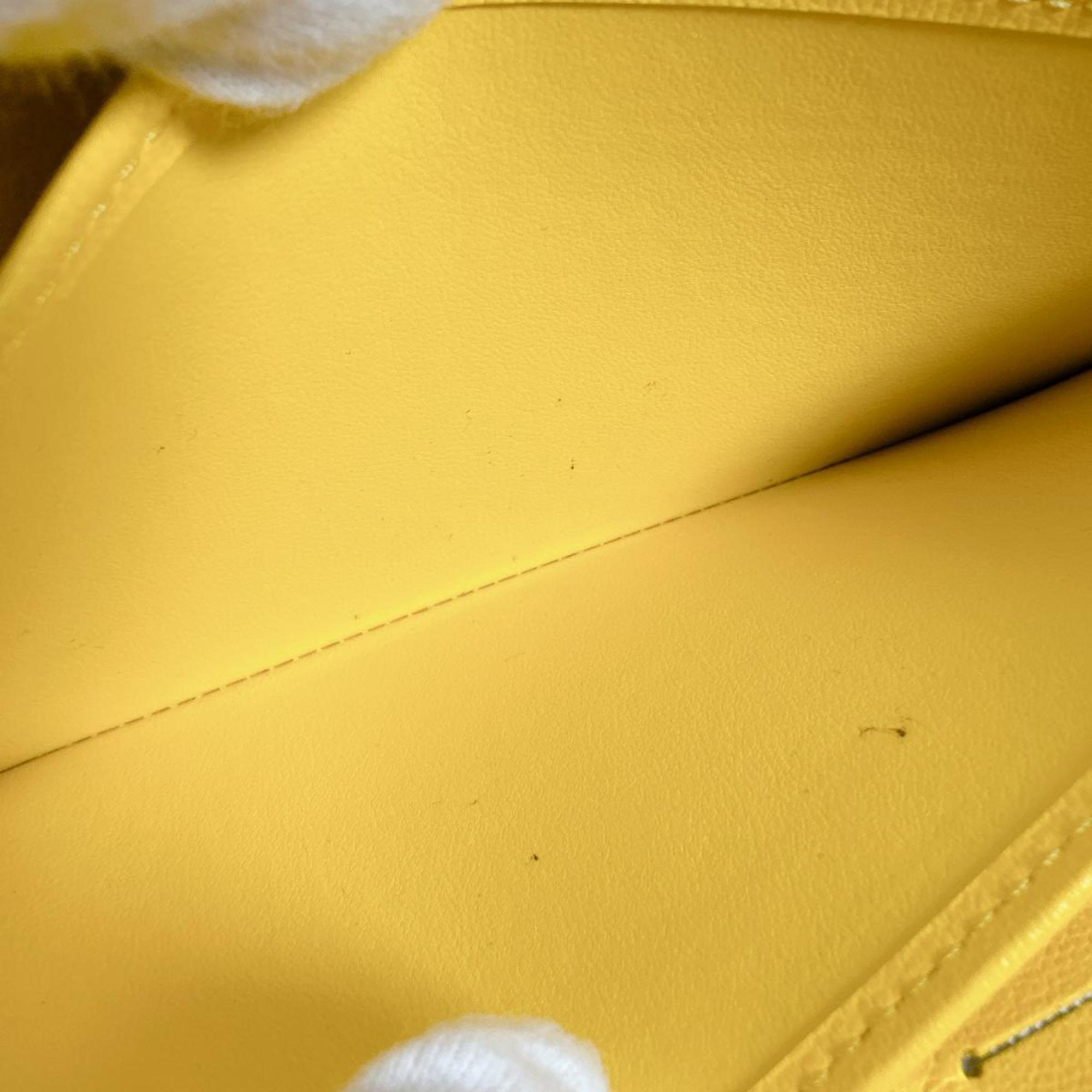 Louis Vuitton Monogram Empreinte Yellow Monogram Empreinte Long Wallet (Bi-Fold) (Pre-Owned)