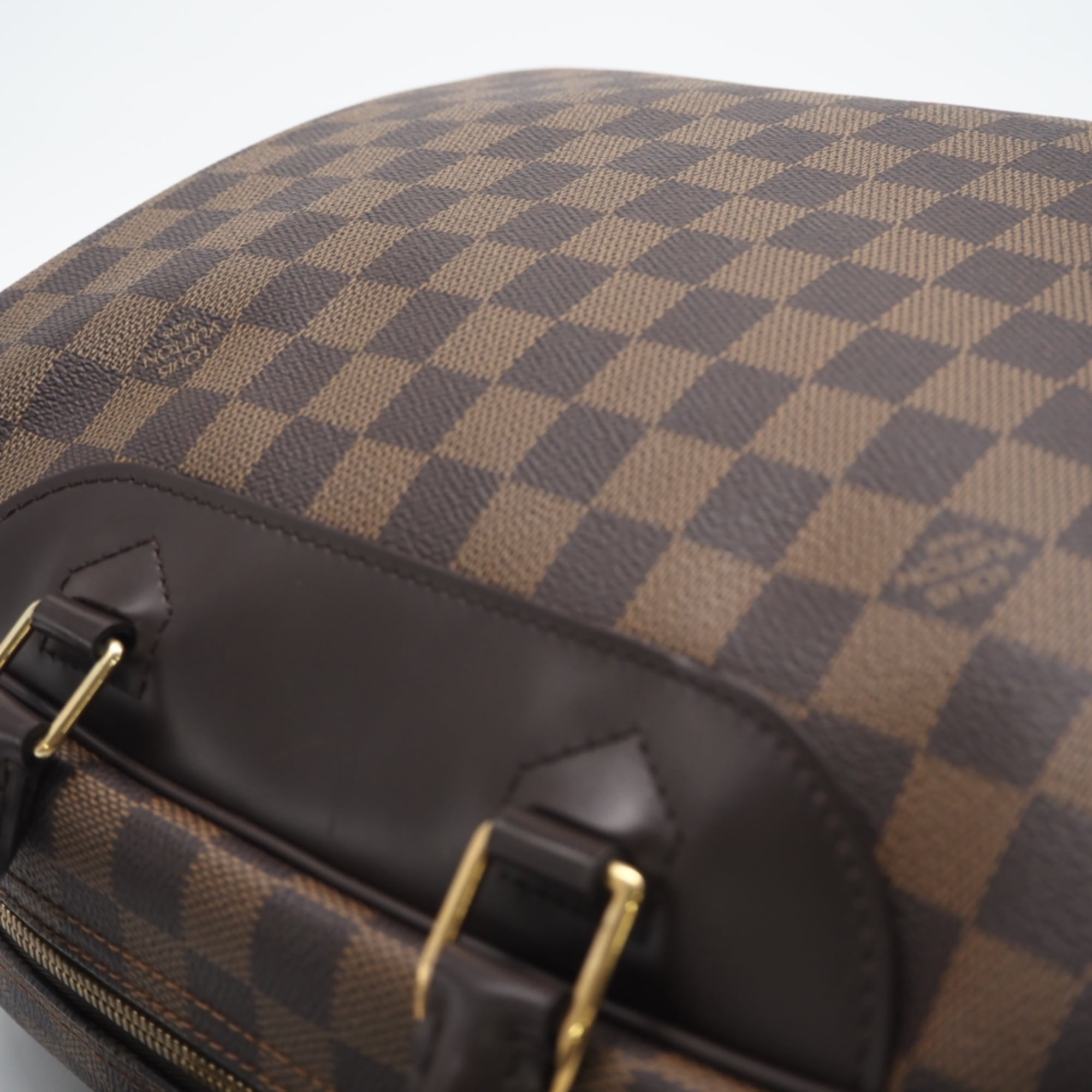 Louis Vuitton Brown Damier Canvas Ebene Coated Canvas Leather Handbag (Pre-Owned)