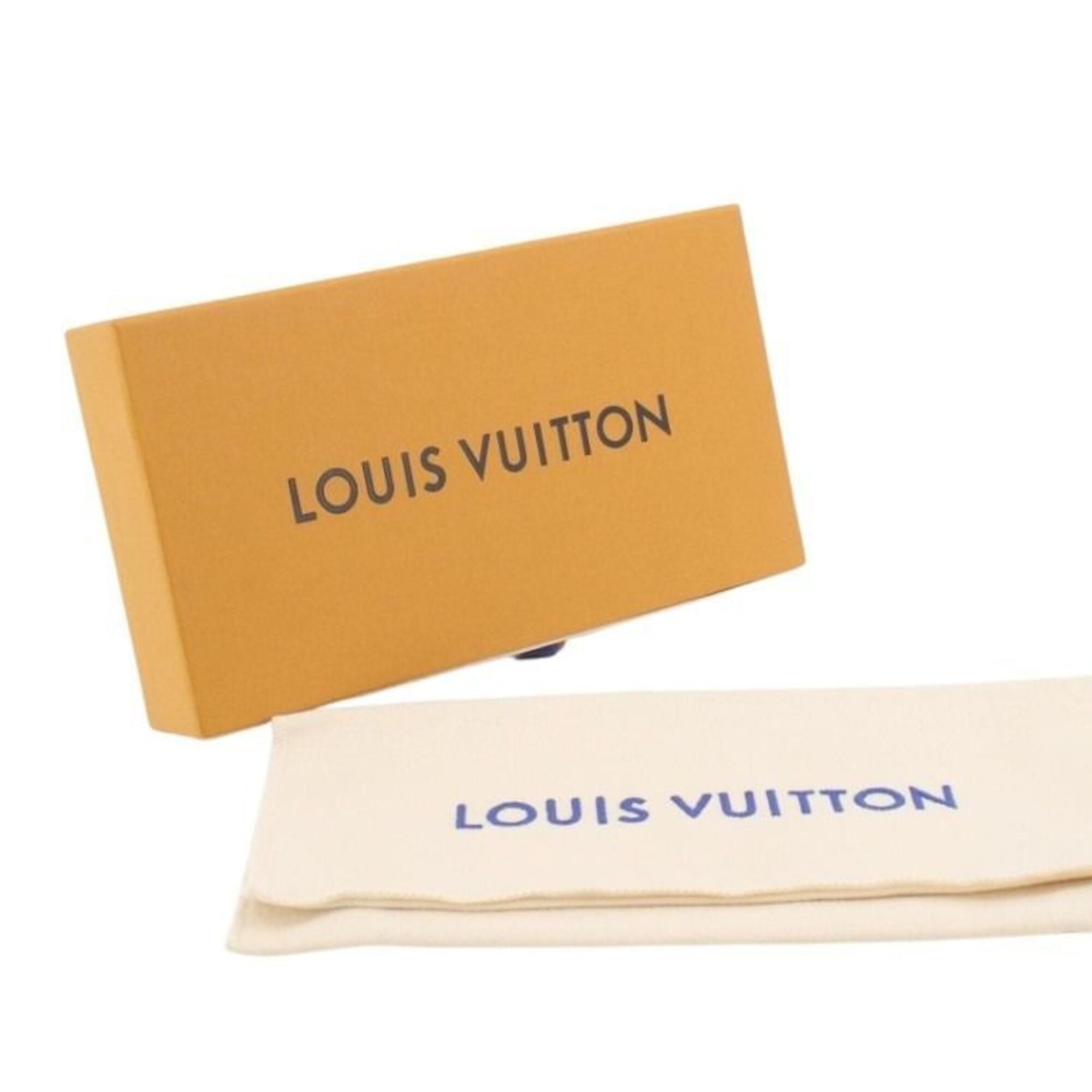Louis Vuitton Yellow Leather Long Wallet (Bi-Fold) (Pre-Owned)