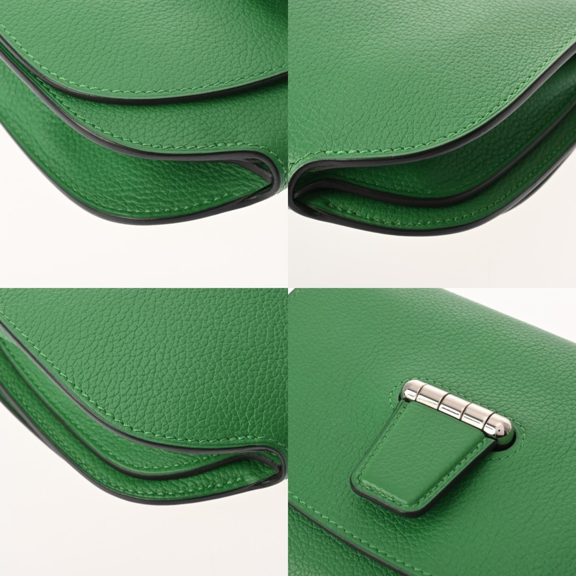 Hermes Bambou Evercalf Leather Shoulder Bag (Pre-Owned)