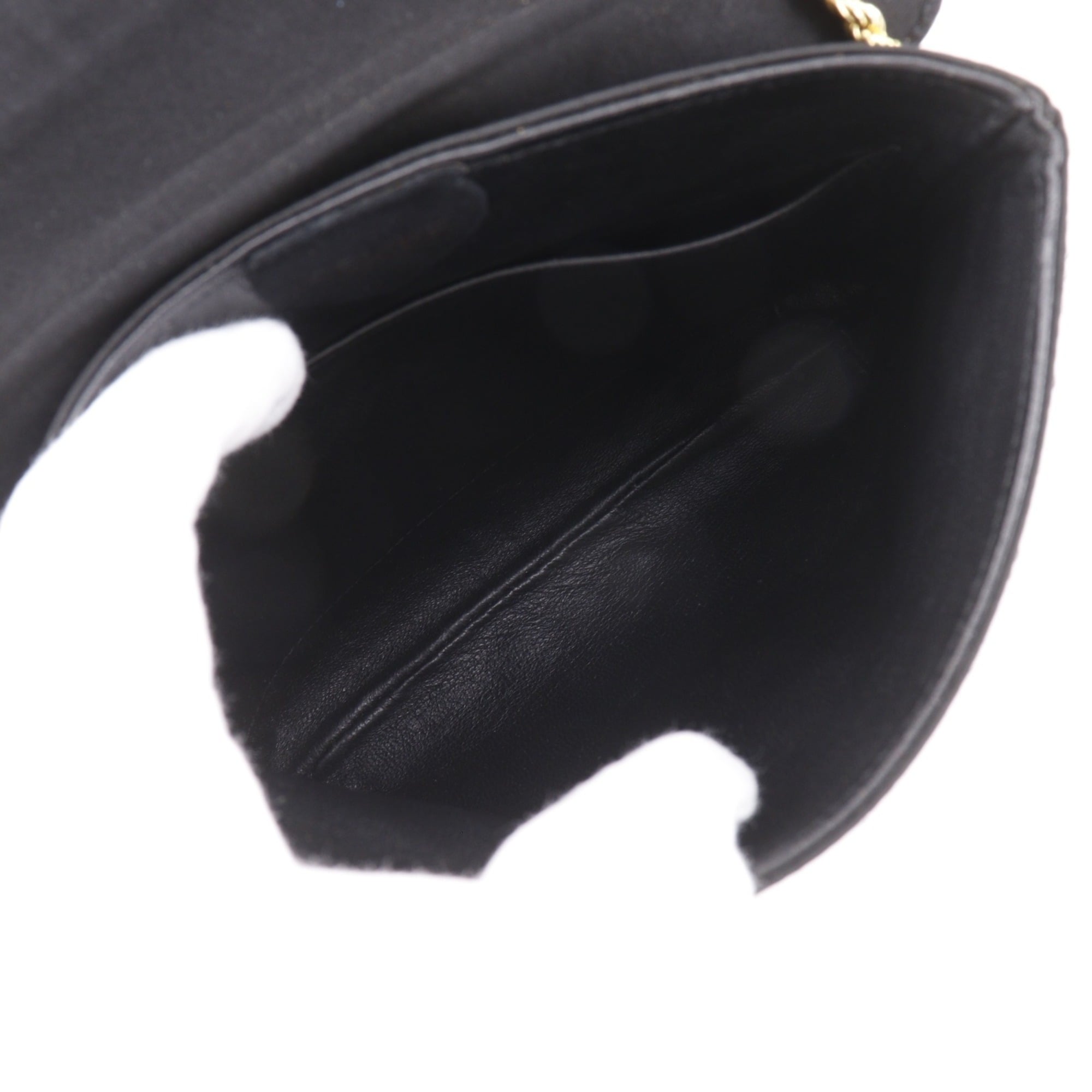 Celine Black Satin Shoulder Bag (Pre-Owned)