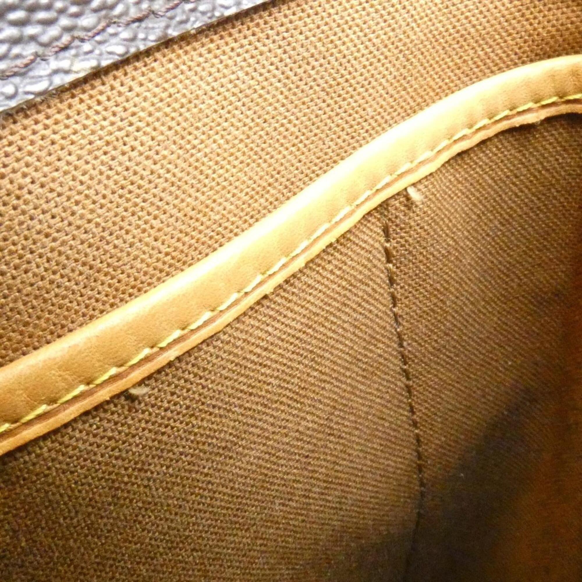 Louis Vuitton Brown Coated Canvas Handbag (Pre-Owned)