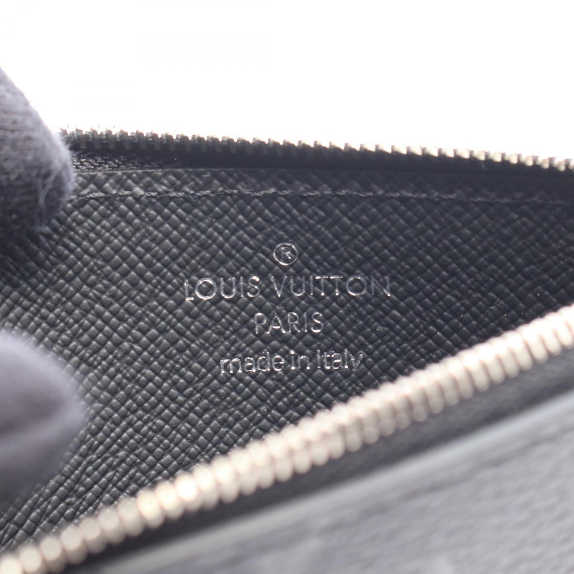 Louis Vuitton Black Monogram Eclipse Coated Canvas Leather Coin Purse/Coin Case (Pre-Owned)