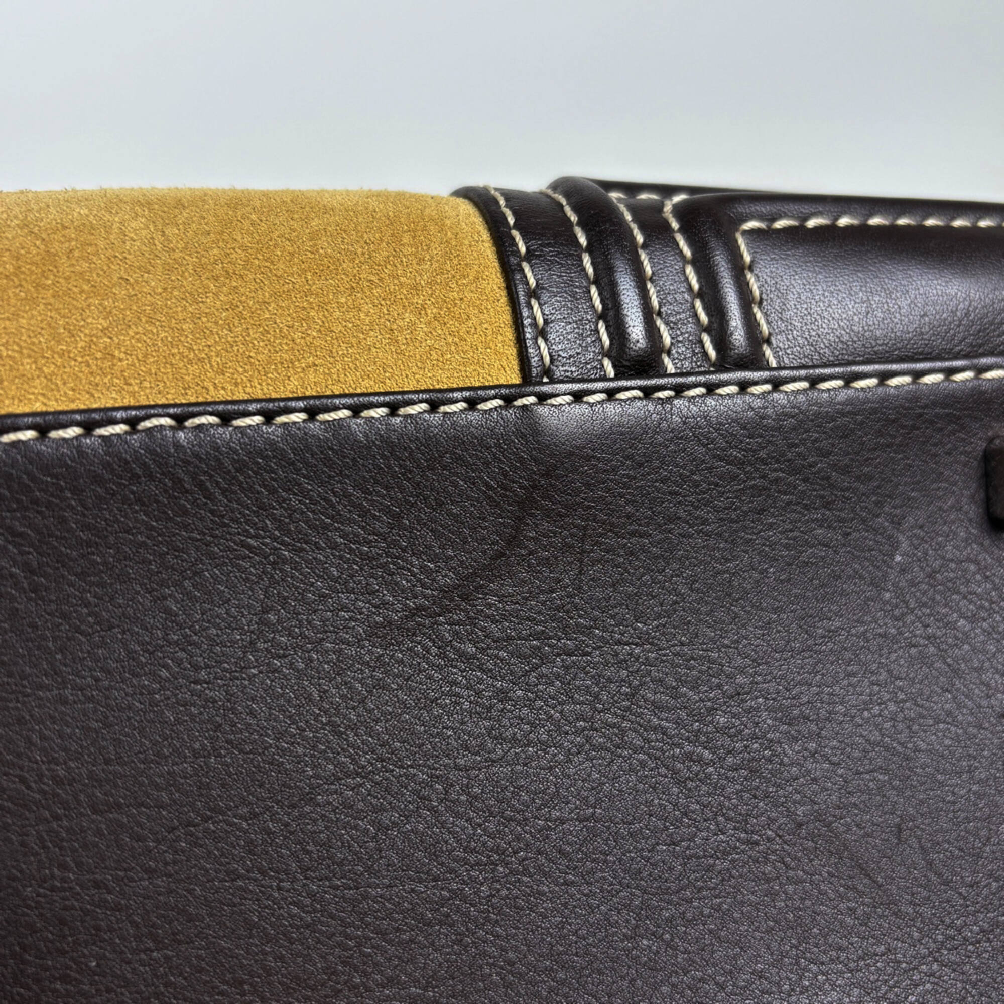 Loewe Brown Suede Leather Handbag (Pre-Owned)