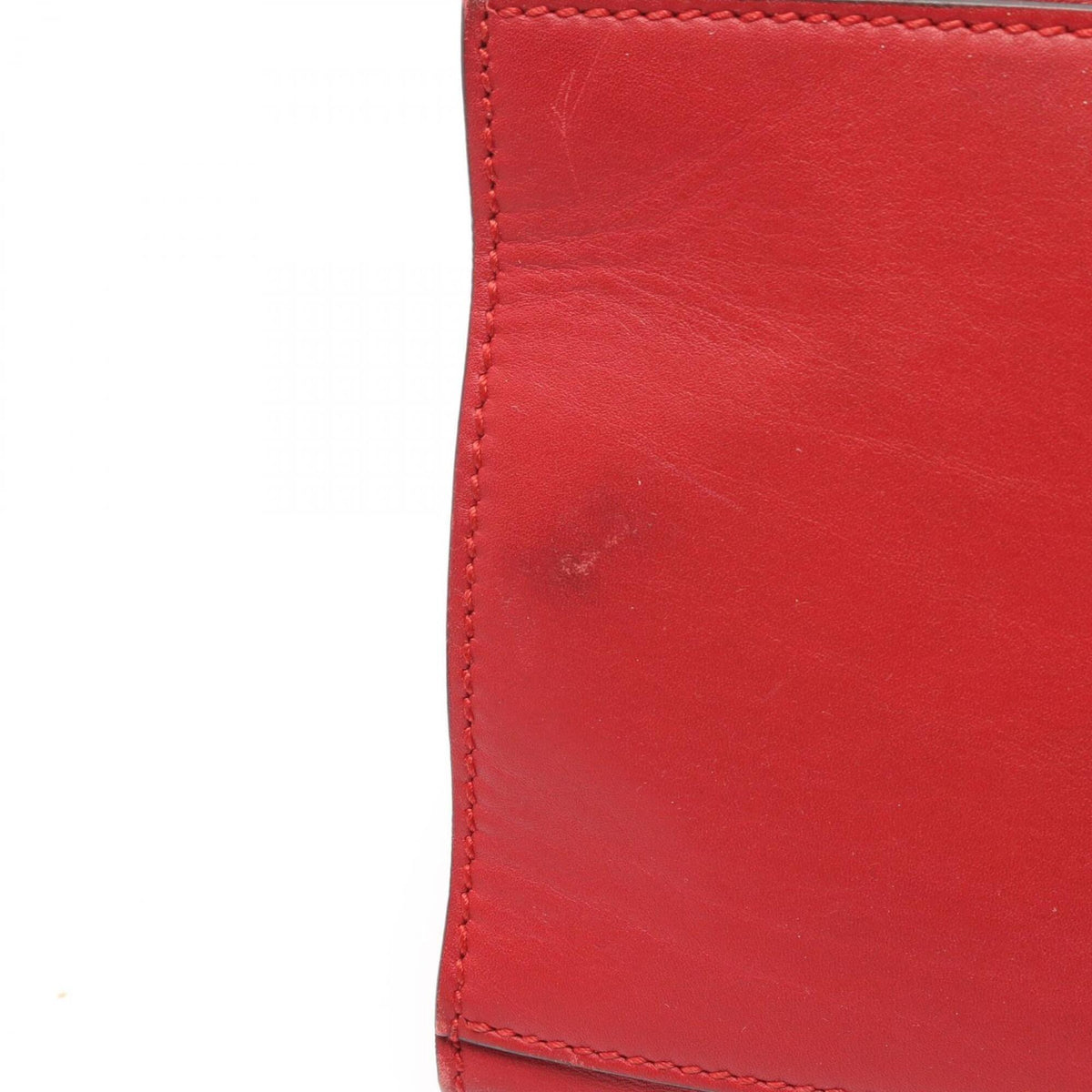 Gucci Red Color Leather Handbag (Pre-Owned)