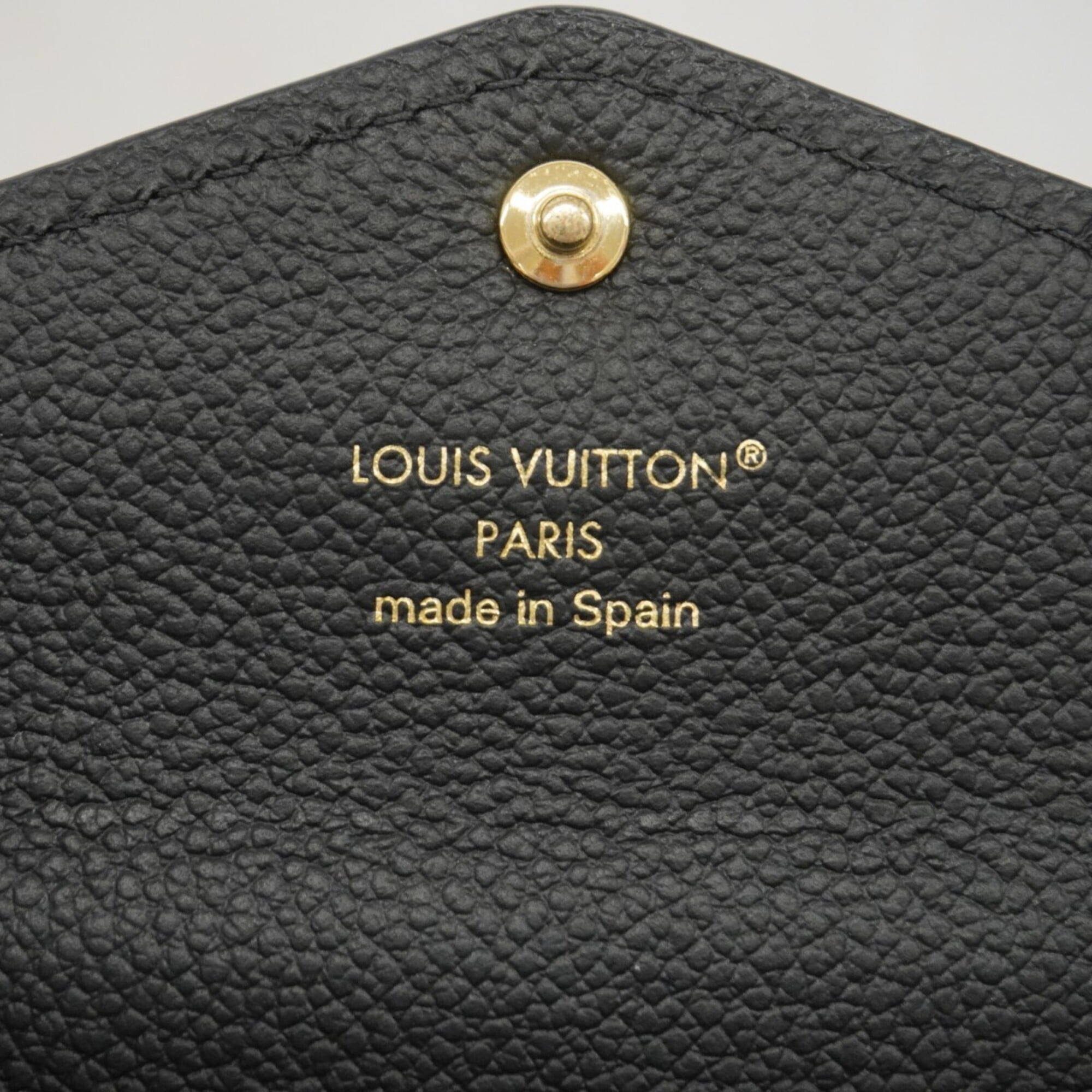 Louis Vuitton Beige Black Long Wallet (Bi-Fold) (Pre-Owned)