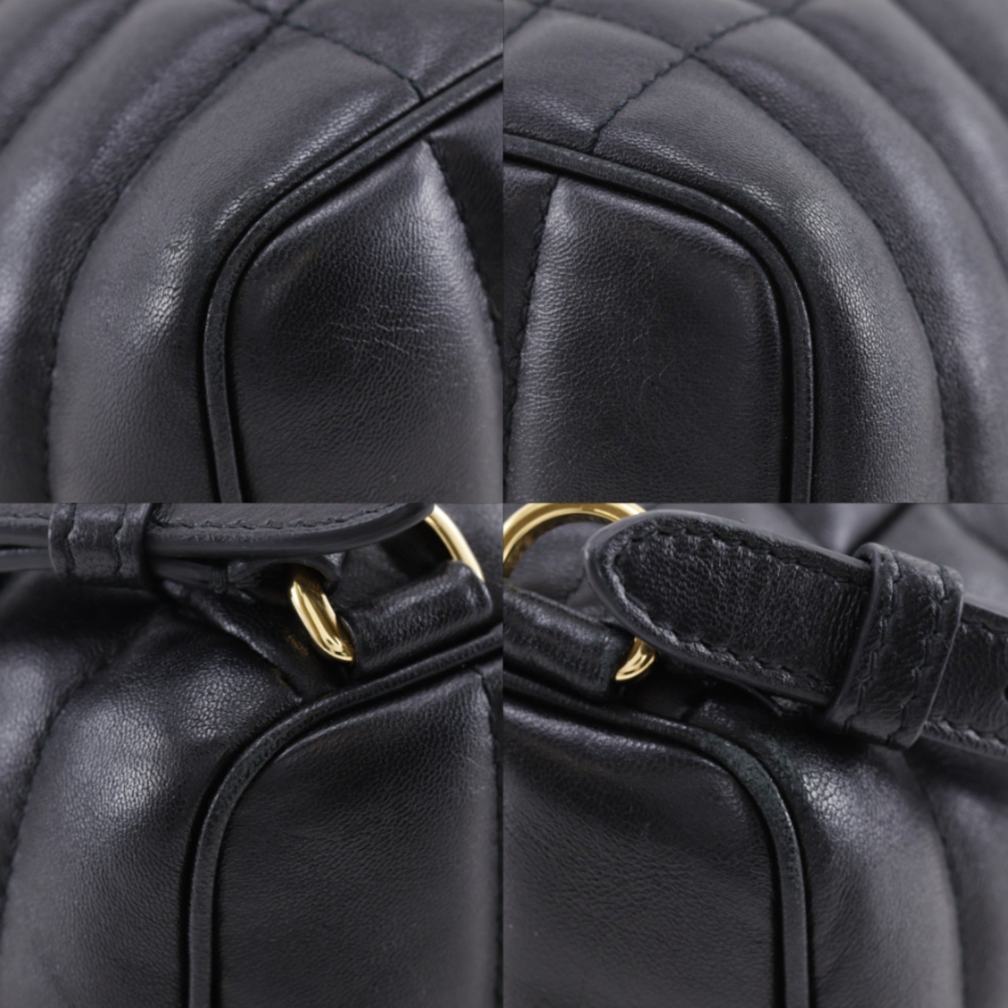 Burberry Black Leather Backpack (Pre-Owned)