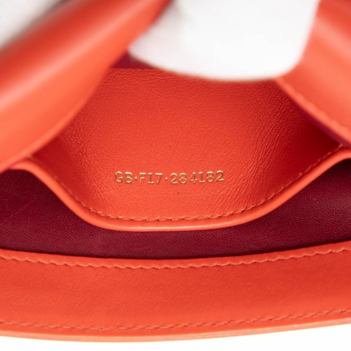Bvlgari Orange Leather Shoulder Bag (Pre-Owned)
