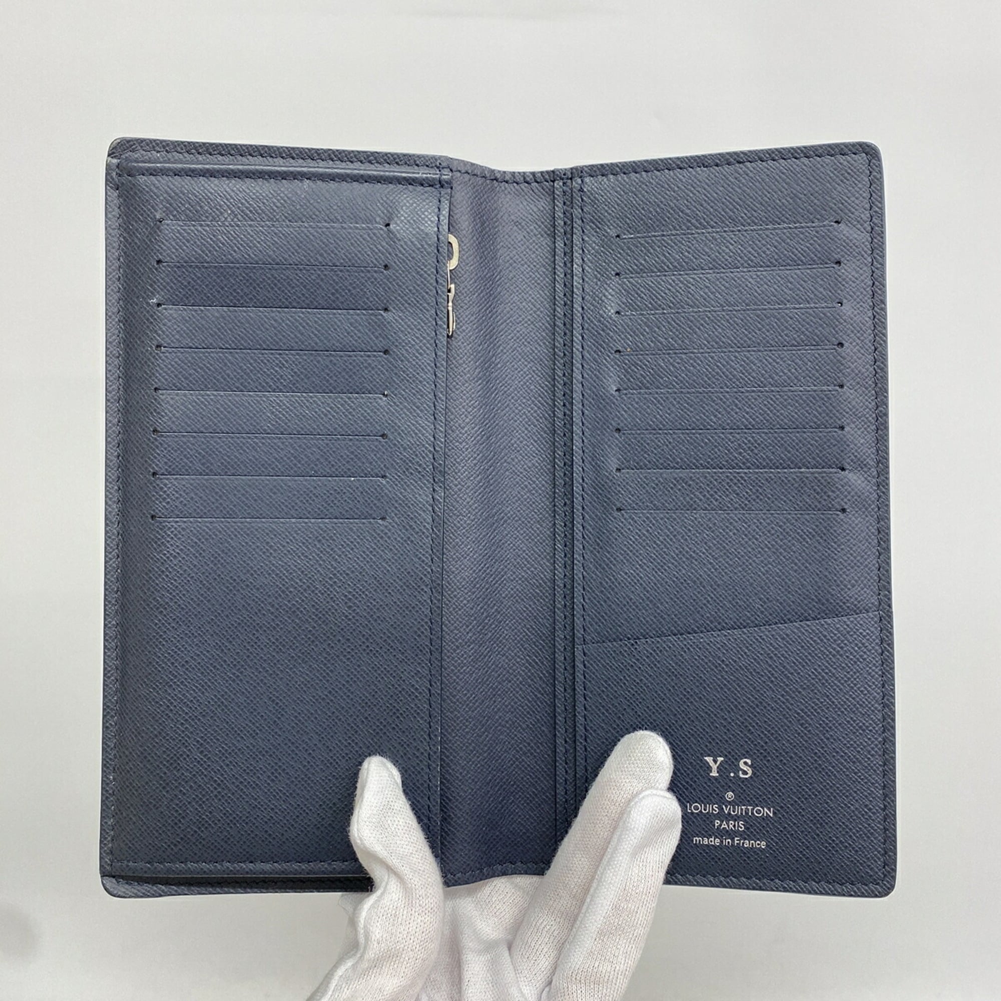 Louis Vuitton Navy Blue Long Wallet (Bi-Fold) (Pre-Owned)