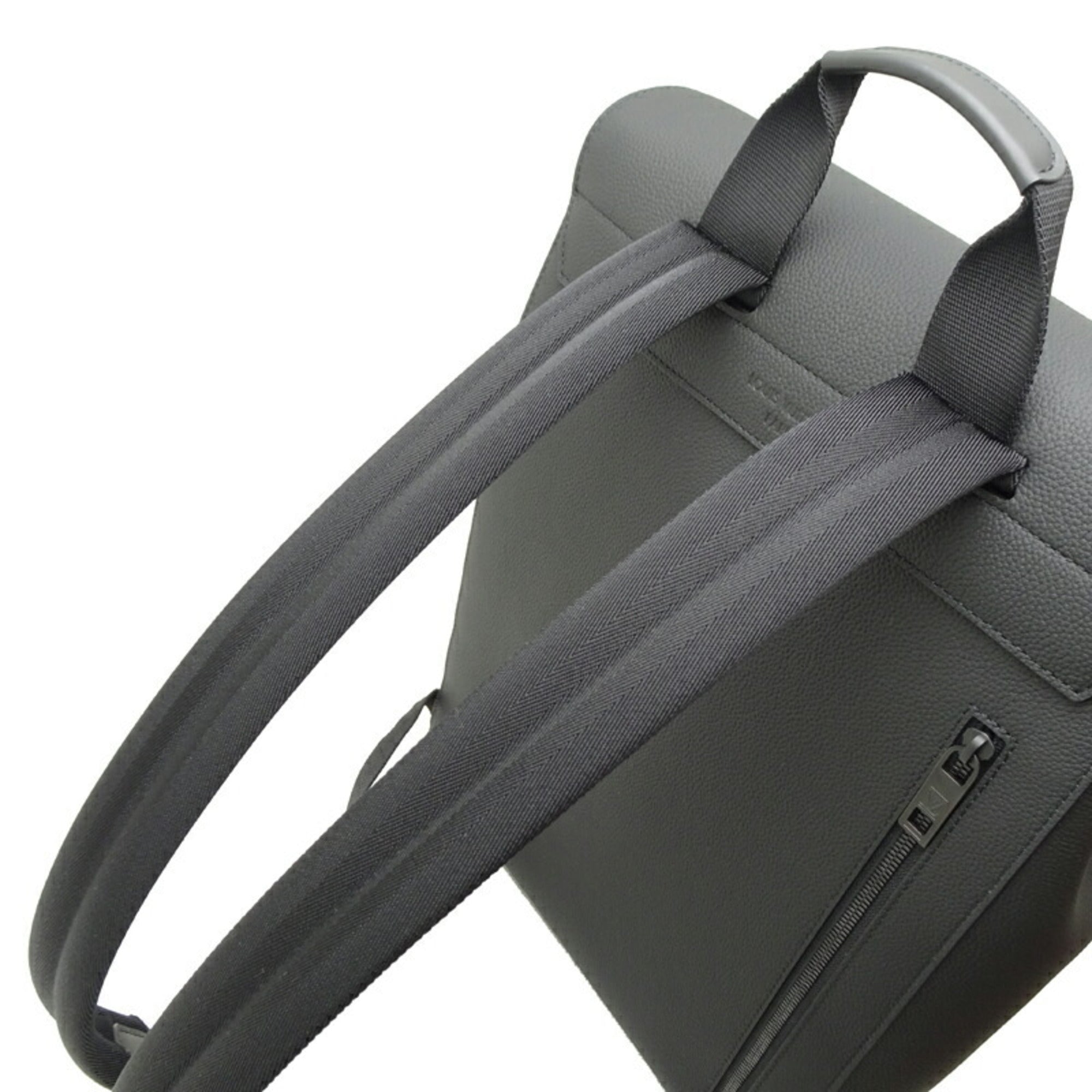 Louis Vuitton Black Leather Backpack (Pre-Owned)