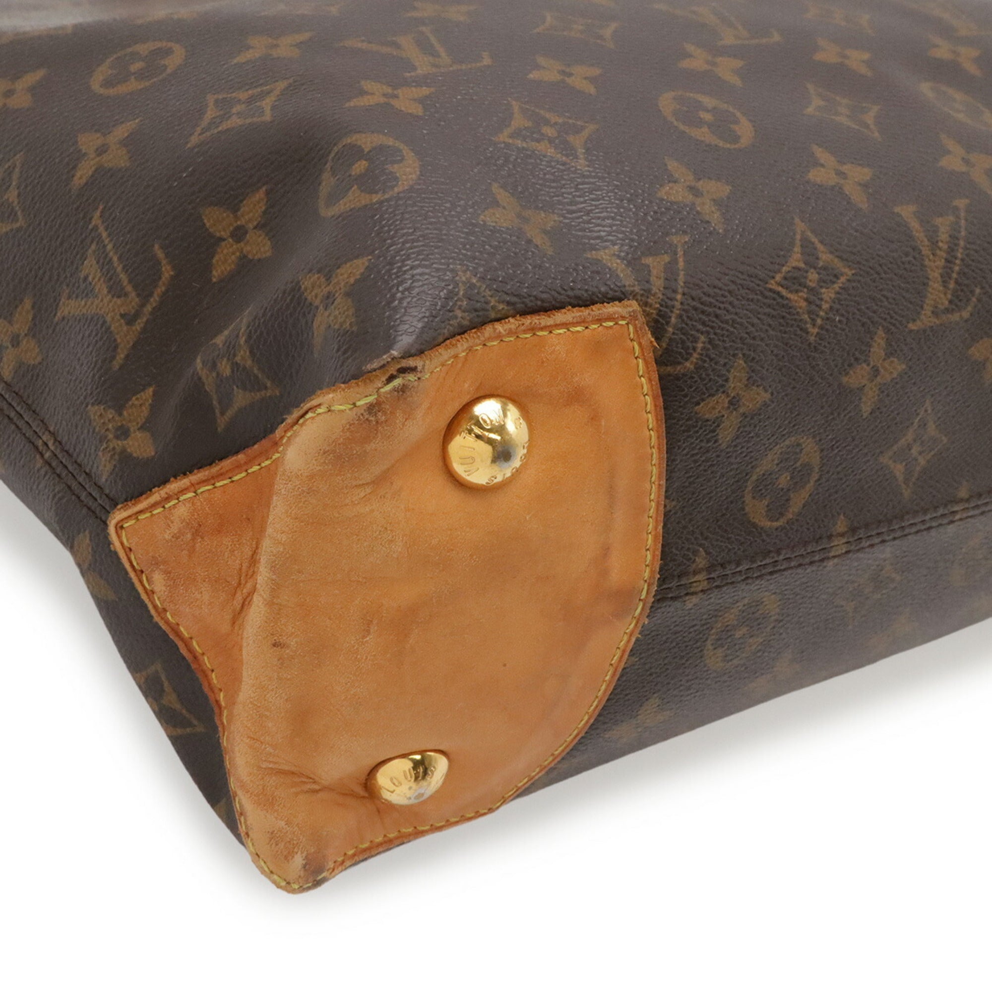 Louis Vuitton Brown Monogram Canvas Pvc Coated Canvas Shoulder Bag Tote Bag (Pre-Owned)