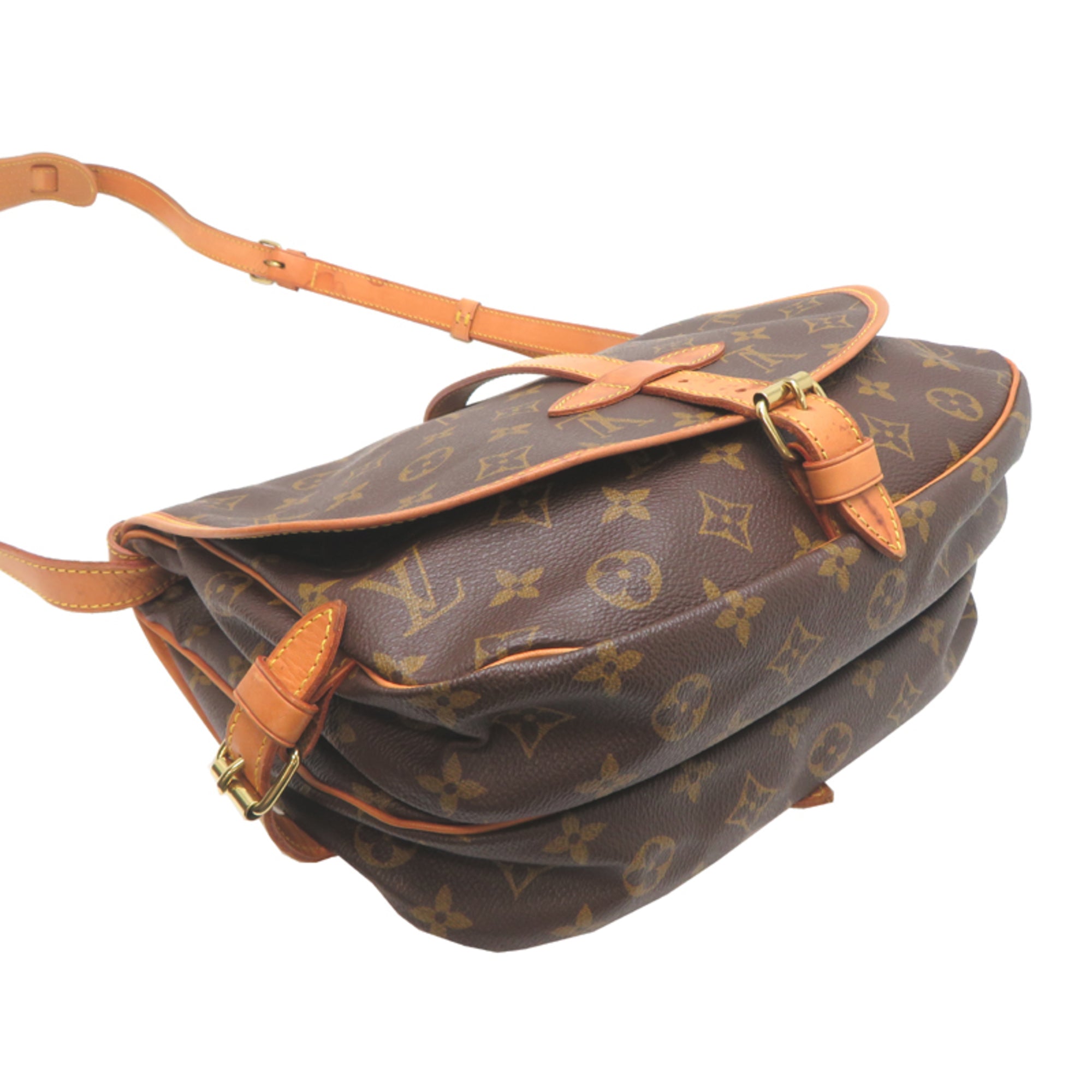 Louis Vuitton Brown Monogram Shoulder Bag (Pre-Owned)