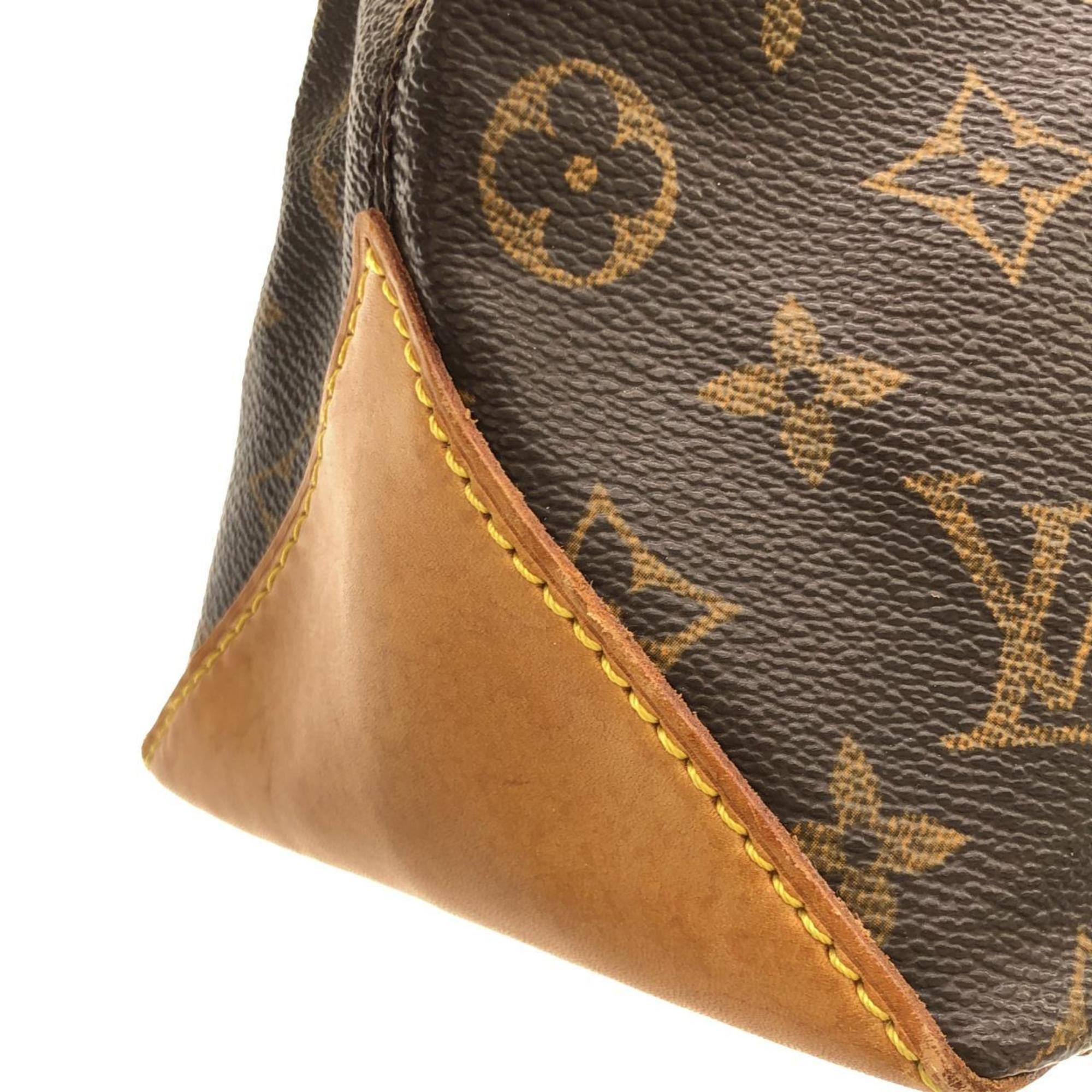 Louis Vuitton Marron Coated Canvas Handbag (Pre-Owned)