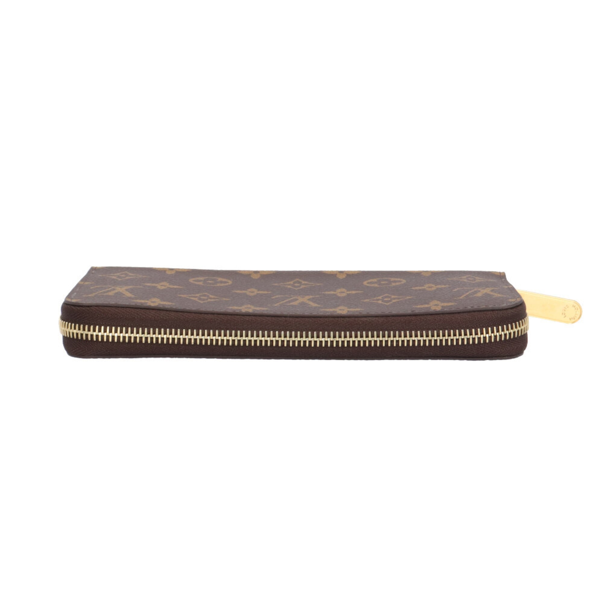 Louis Vuitton Monogram Brown Fuchsia Monogram Canvas Long Wallet (Bi-Fold) (Pre-Owned)