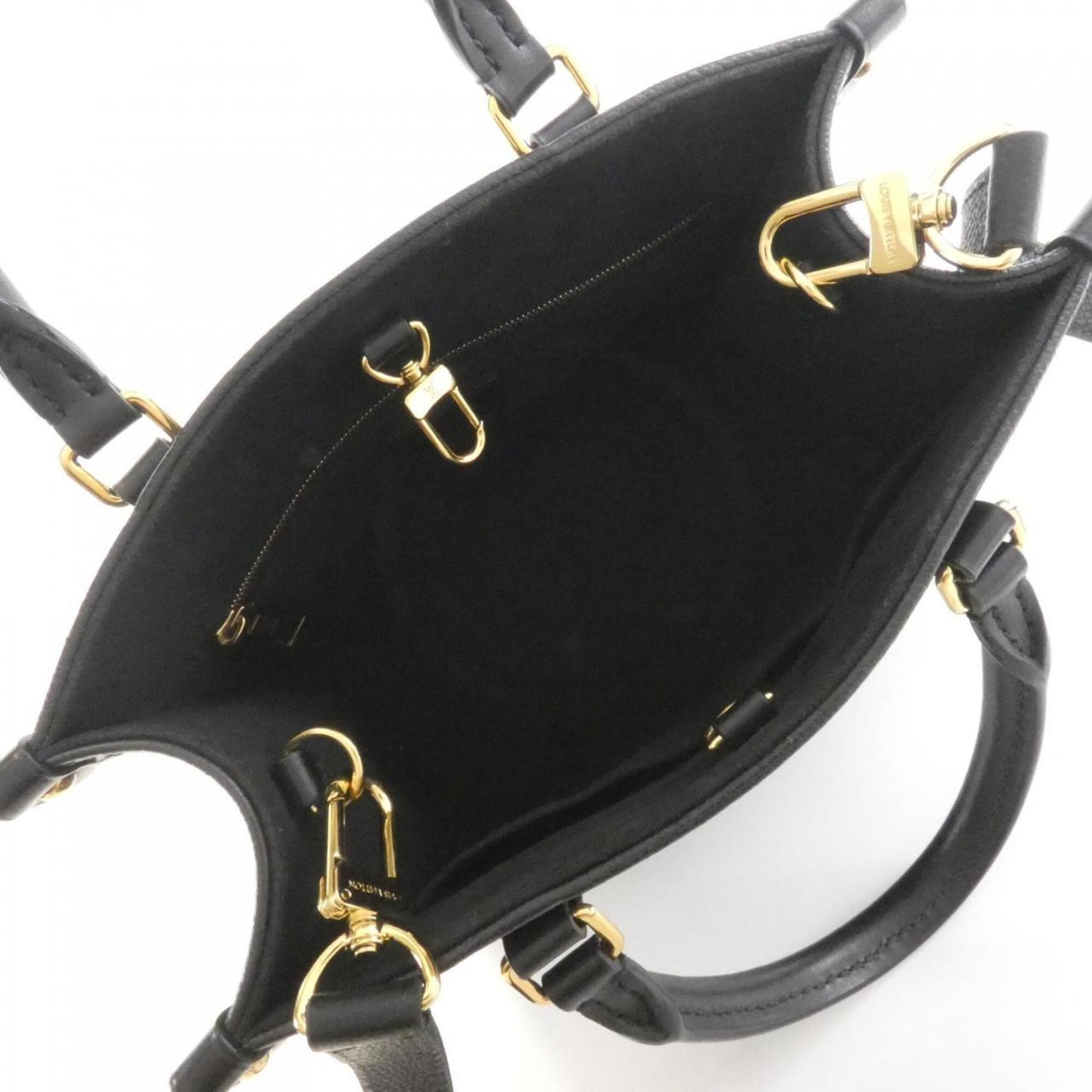 Louis Vuitton Black Monogram Empreinte Handbag (Pre-Owned)