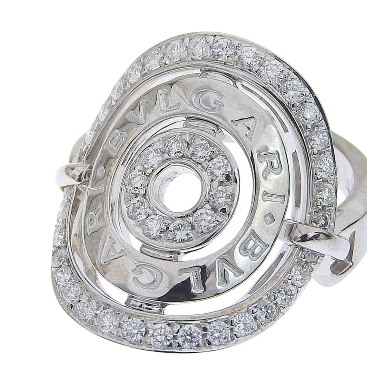 Bvlgari White Gold (18K) Band Ring (Pre-Owned)