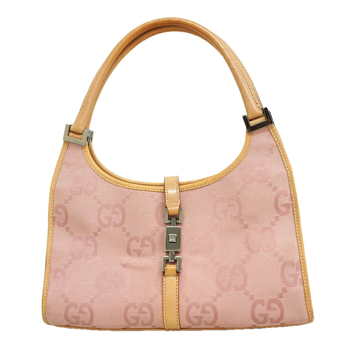 Gucci Pink Canvas Handbag (Pre-Owned)