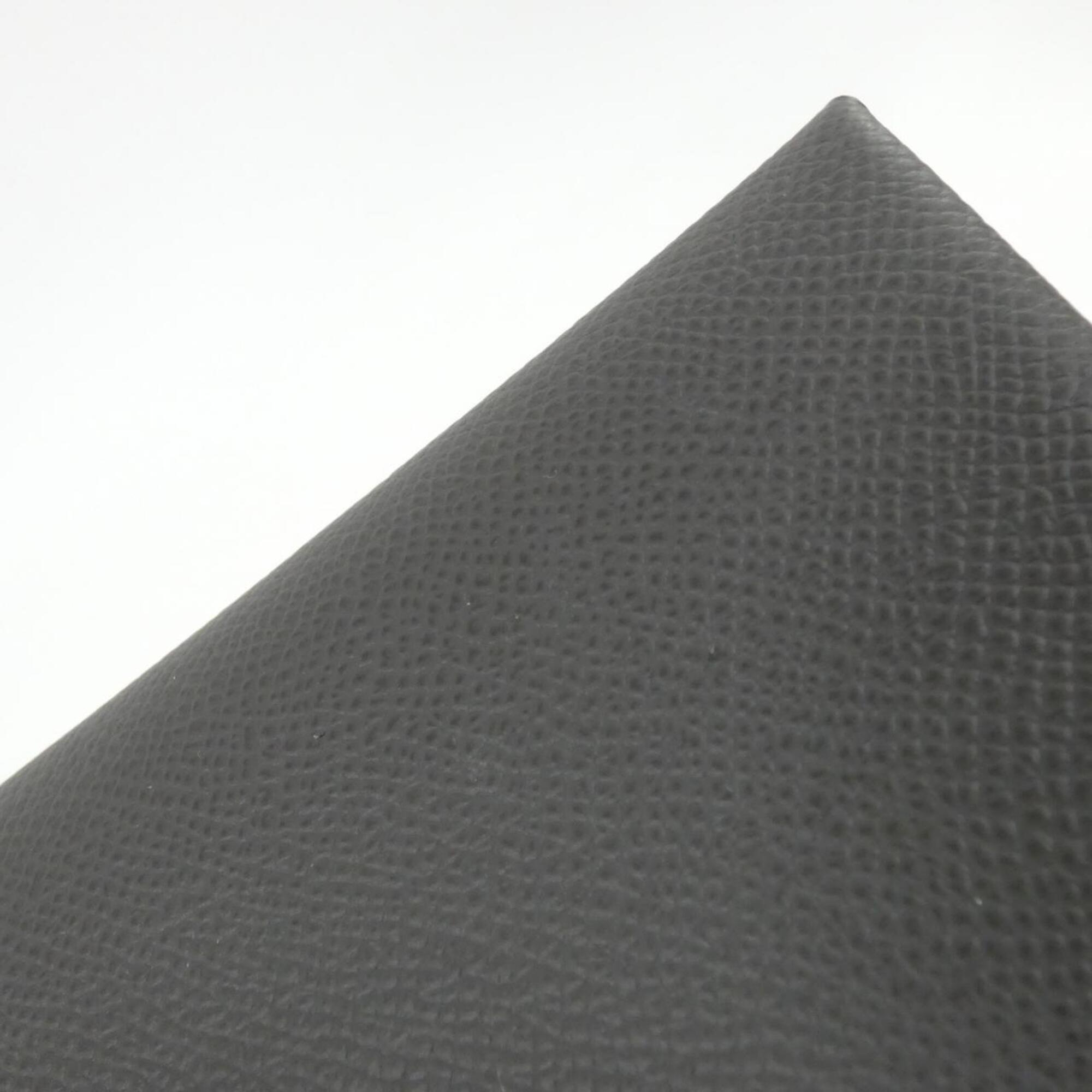Hermes Dark Gray Graphite Epsom Leather Coin Purse/Coin Case (Pre-Owned)