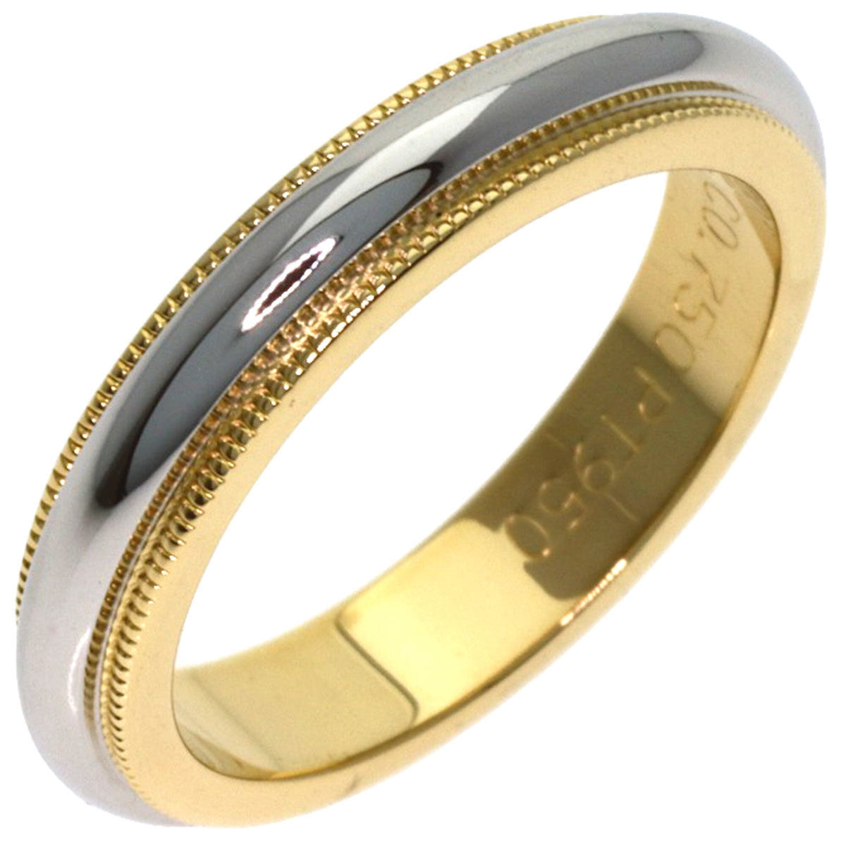 Tiffany Yellow Gold (18K) Platinum 950 Band Ring (Pre-Owned)