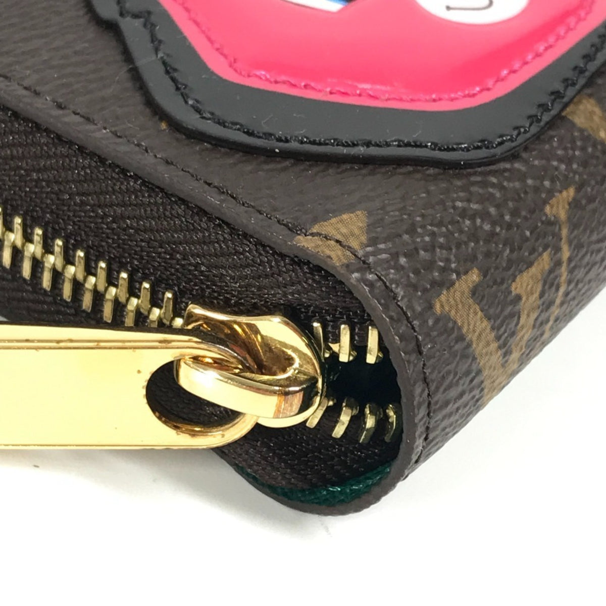 Louis Vuitton Brown Pink Monogram Long Wallet (Bi-Fold) (Pre-Owned)