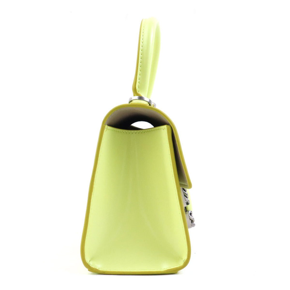Marc Jacobs Green Yellow Leather Handbag Shoulder Bag (Pre-Owned)